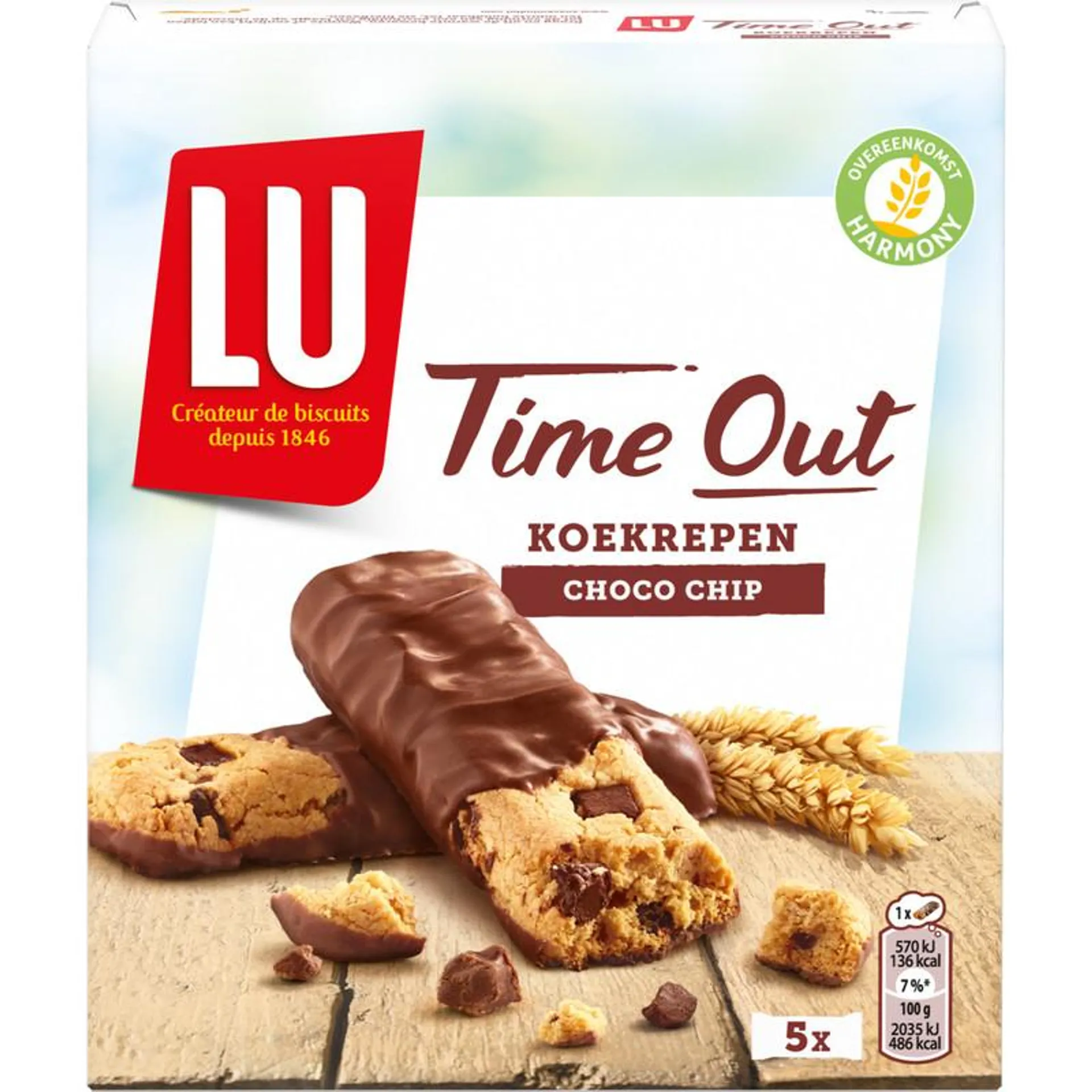 LU Time out koekrepen choco chip