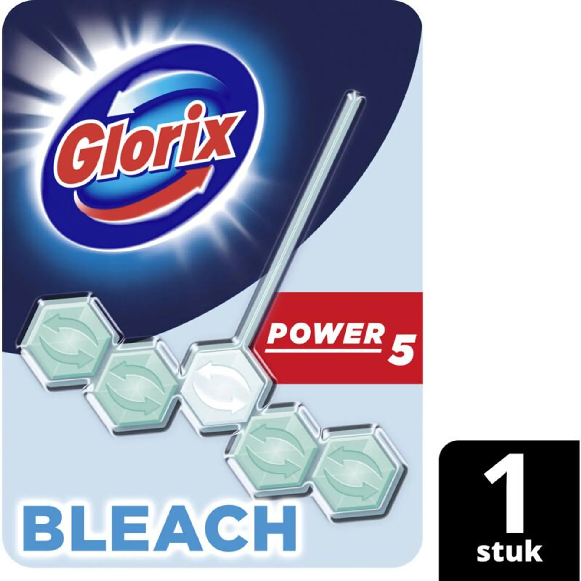 Glorix WC blok power 5 met bleek