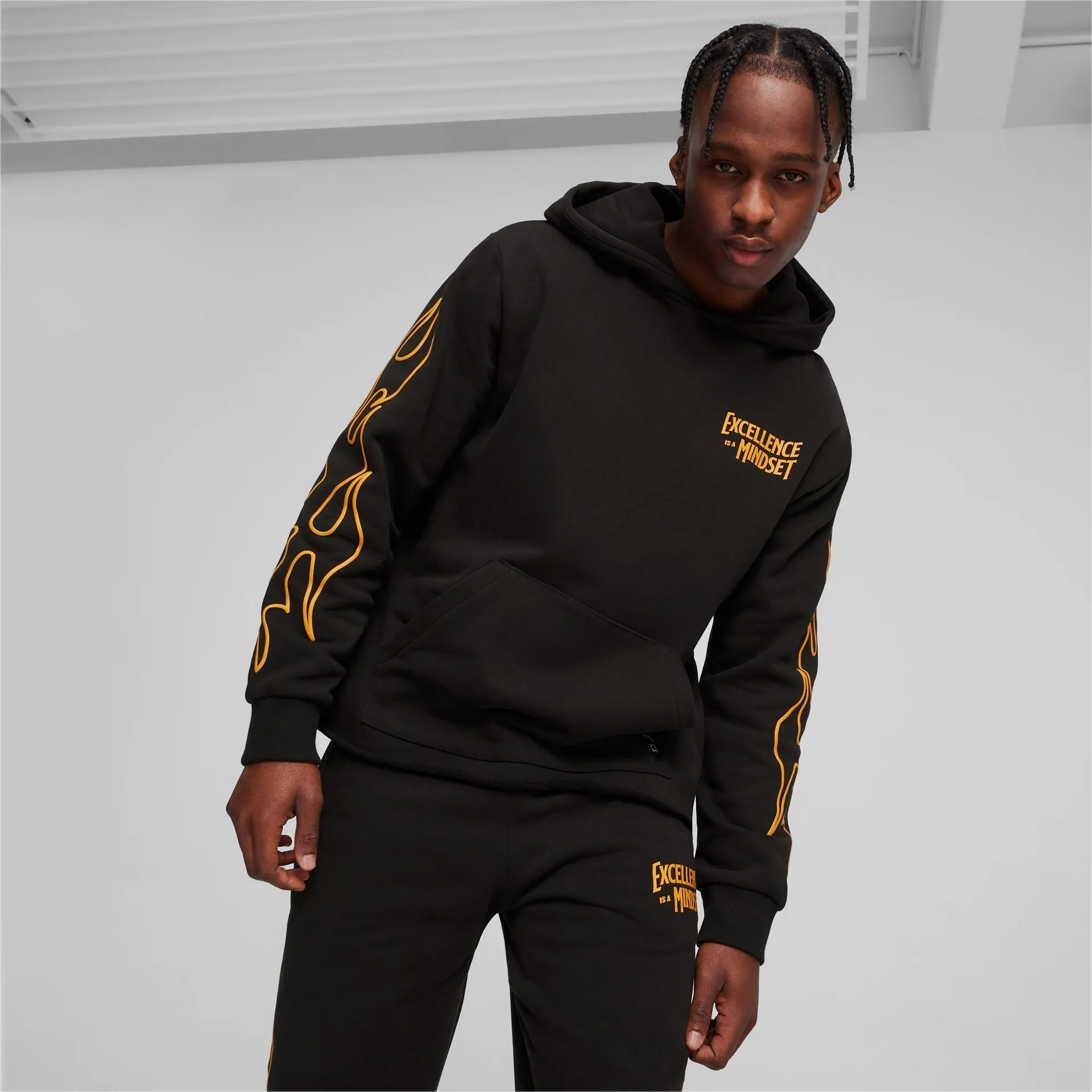 Caution Men's Basketball Hoodie