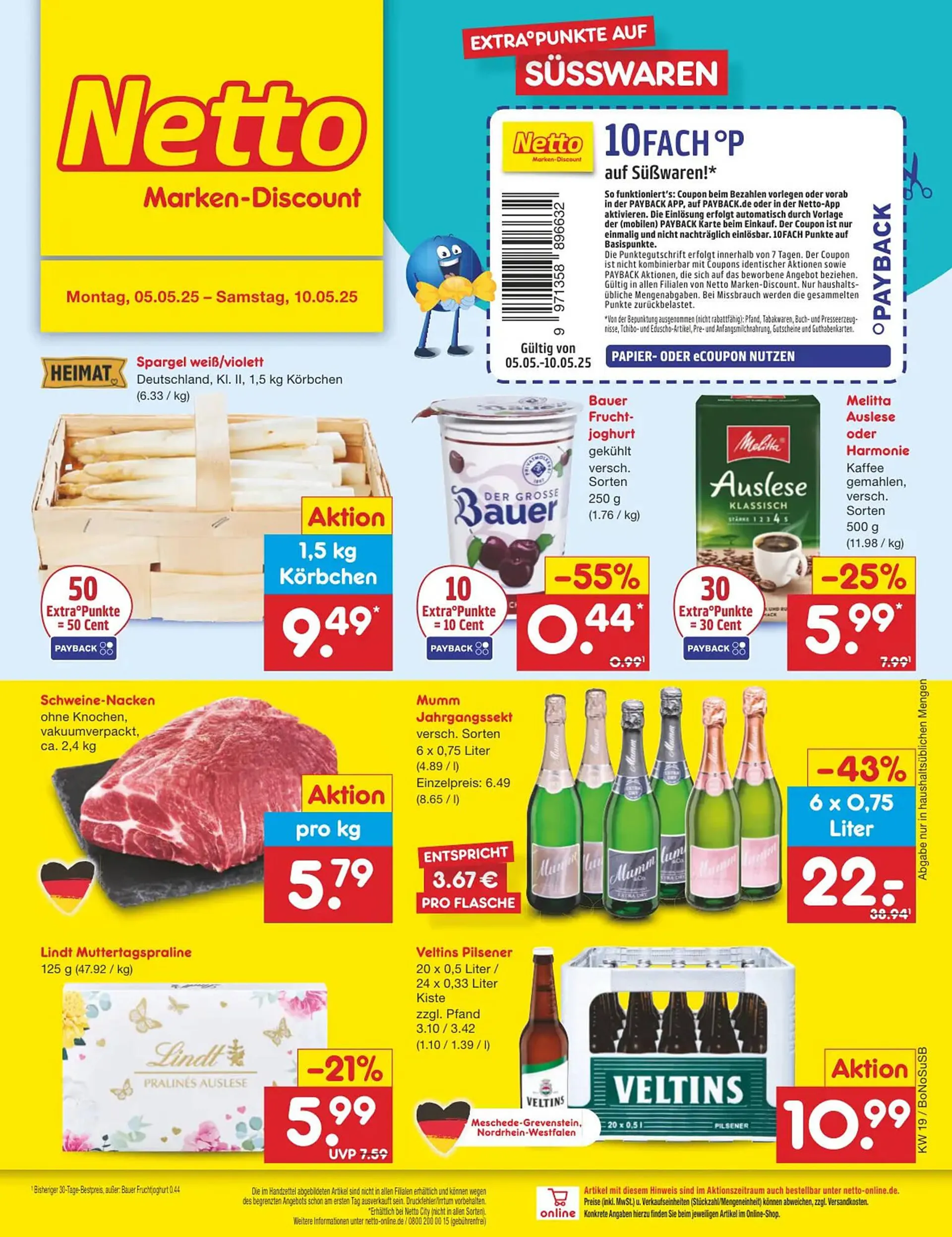 Netto Marken-Discount DE folder van 5 mei tot 10 mei 2025 - Folder pagina 1