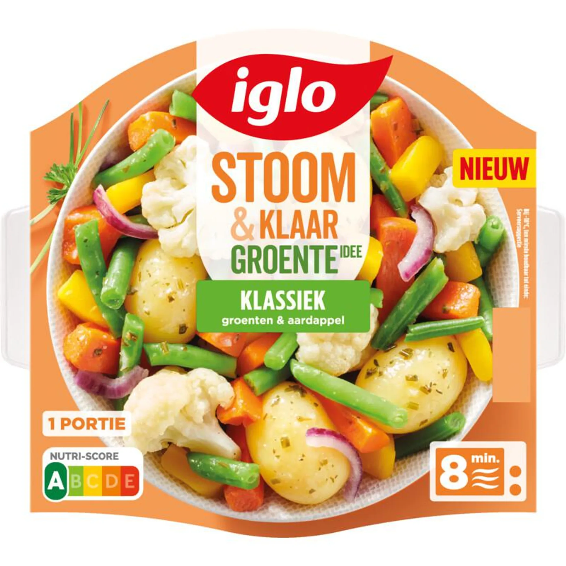 Iglo Stoom & klaar groente-idee klassiek