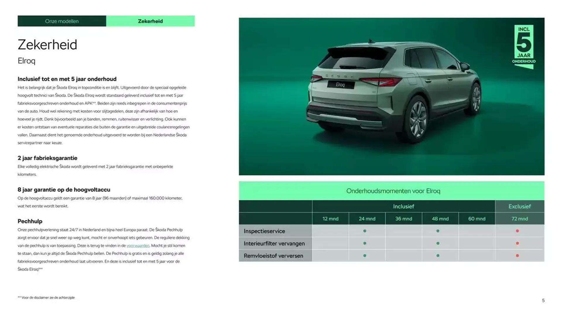 Škoda Elektrisch rijden brochure van 26 oktober tot 26 oktober 2025 - Folder pagina 5