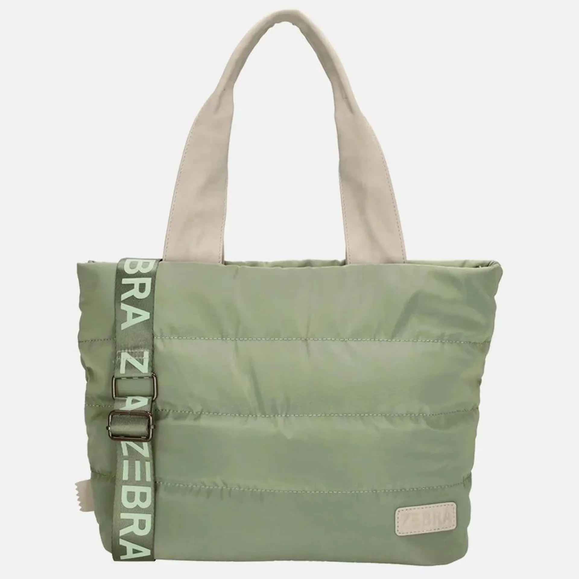 Zebra Trends Elske puffy handtas M mint