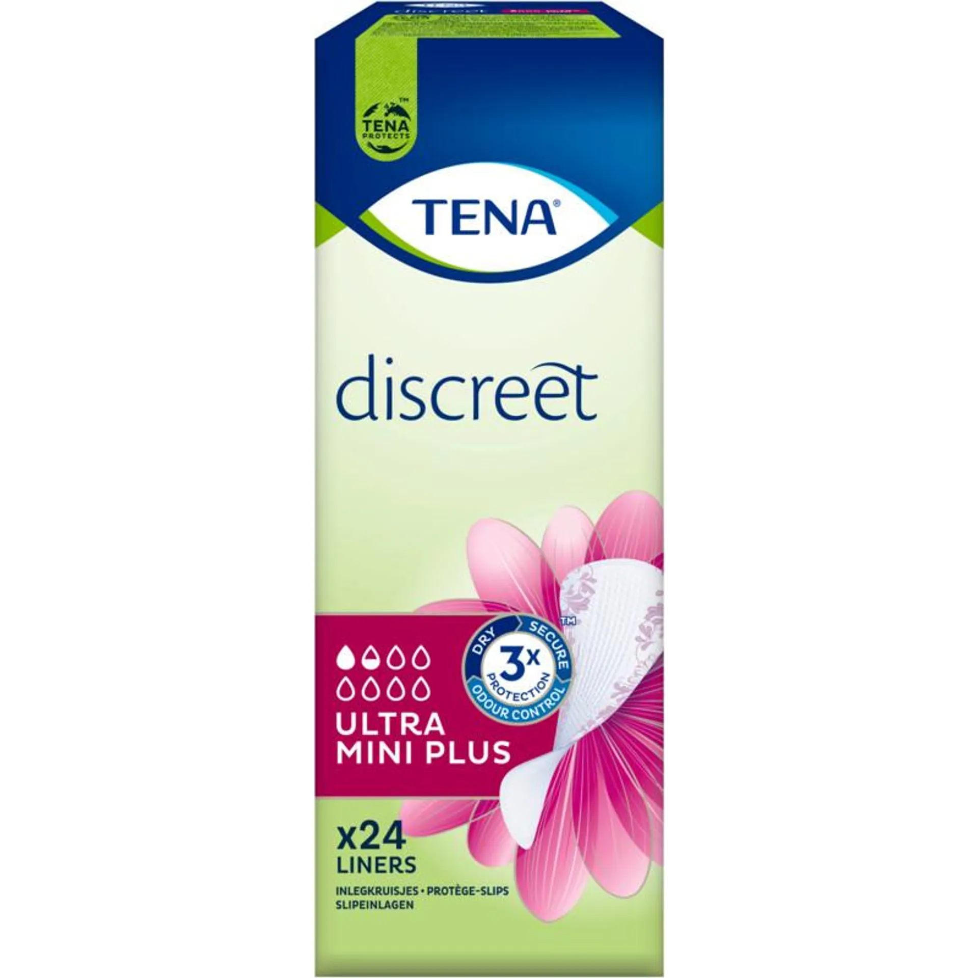 Tena Discreet ultra mini plus inlegkruisjes