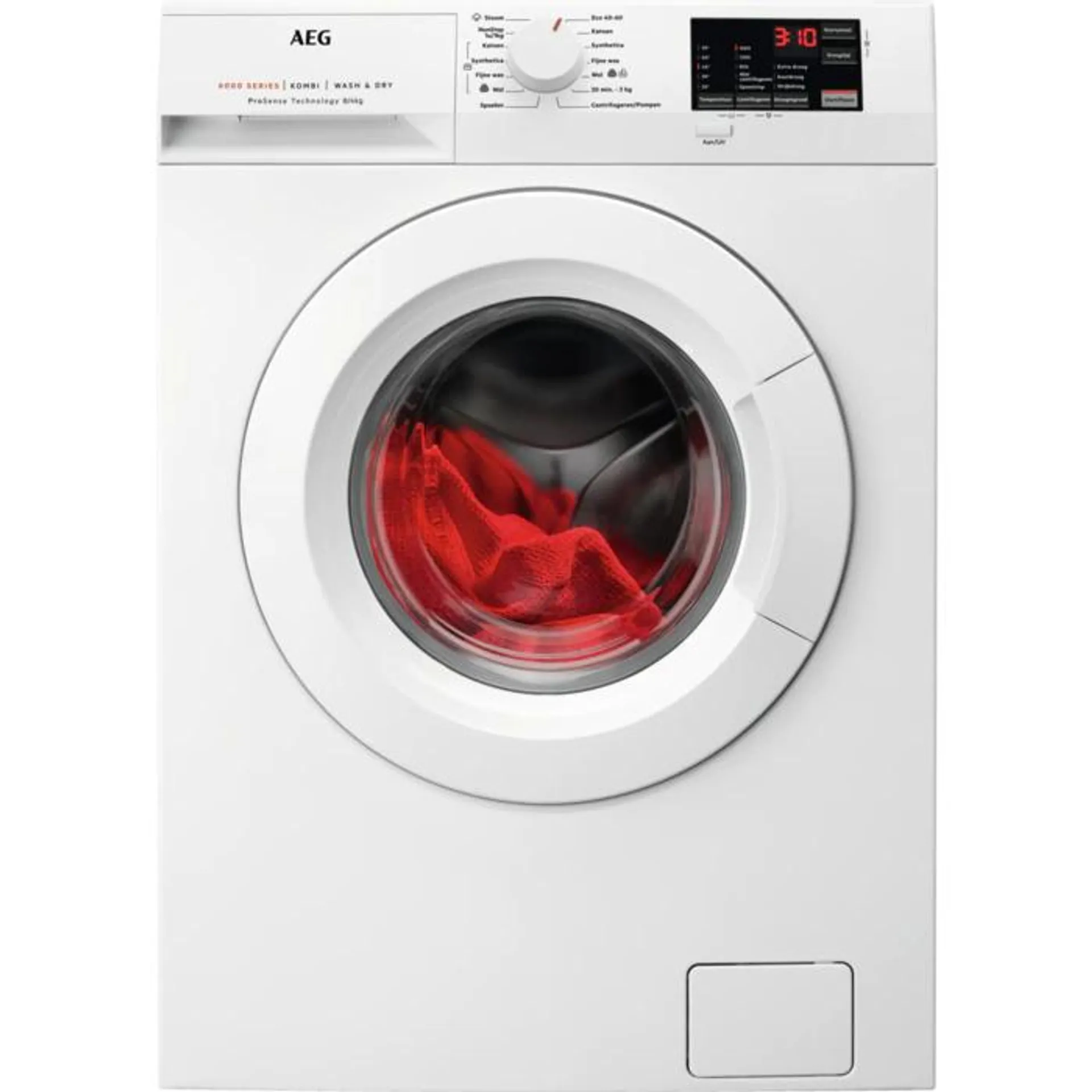 AEG L6WB86JW met display, Inverter Motor, Startuitstel