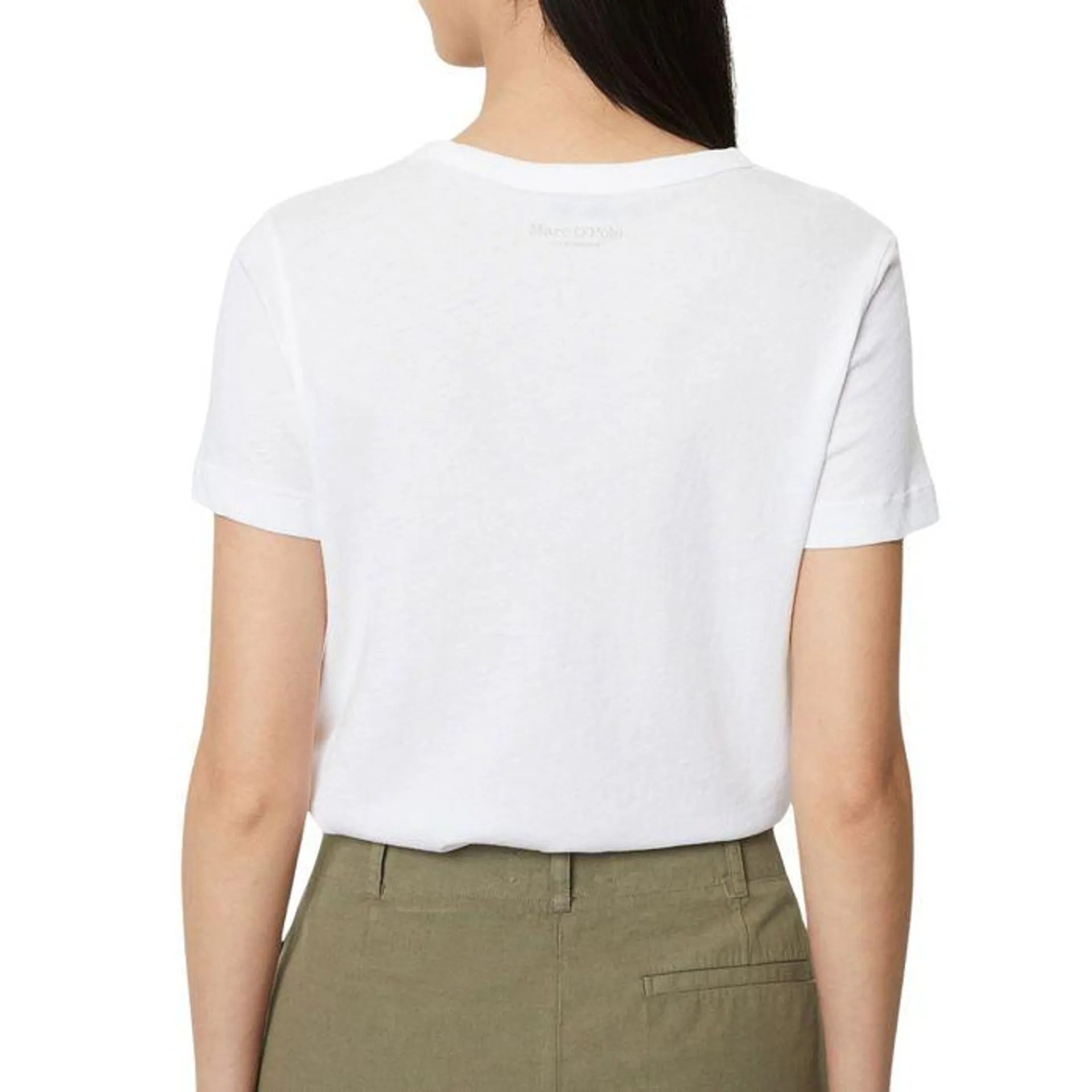 Basic Regular Round Neck Shirt Dames