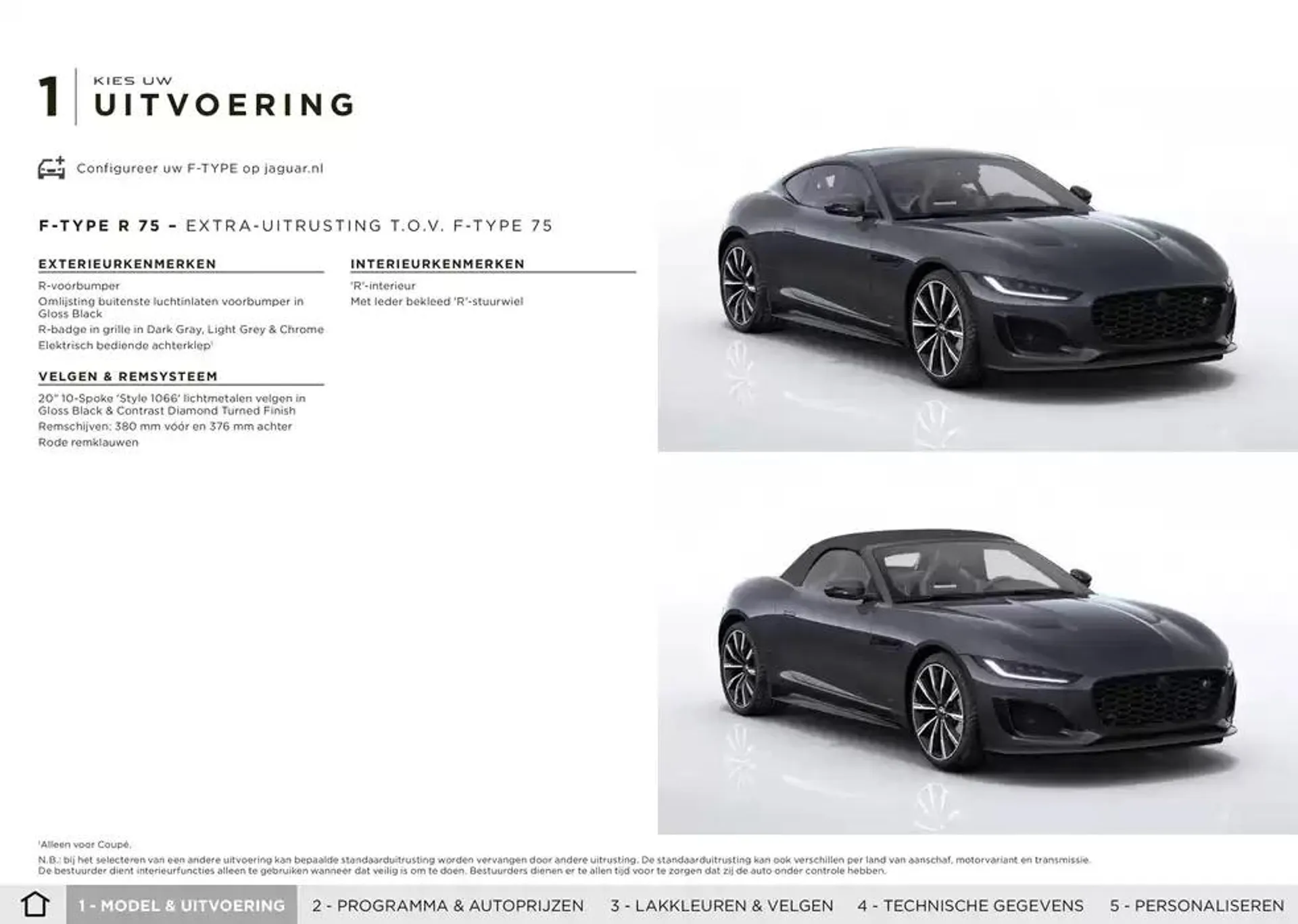 Jaguar F-TYPE  van 20 november tot 30 juni 2025 - Folder pagina 7
