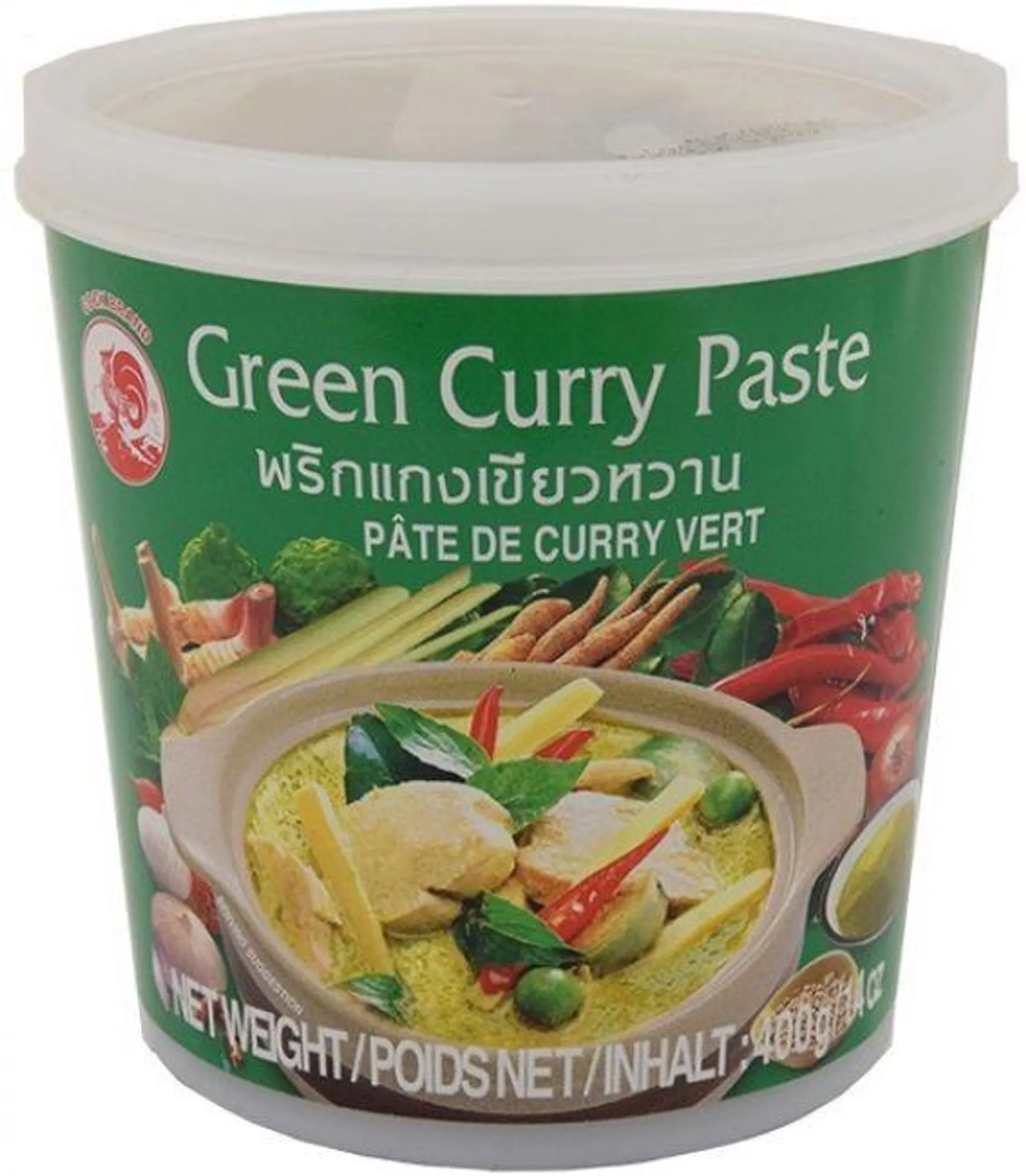 Cock Brand Groene Currypaste 400g