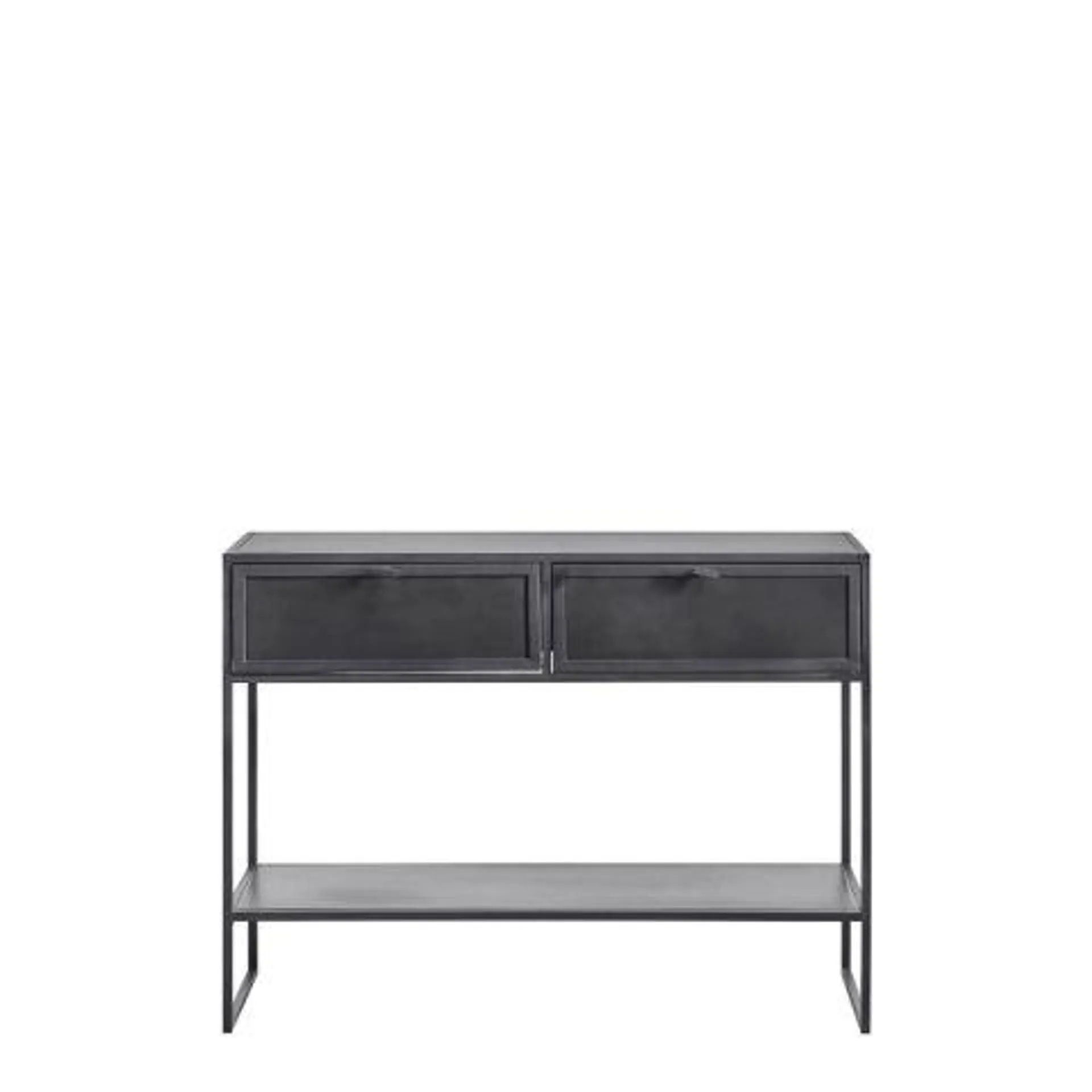 Sidetable Orizone (102 cm) zwart metaal