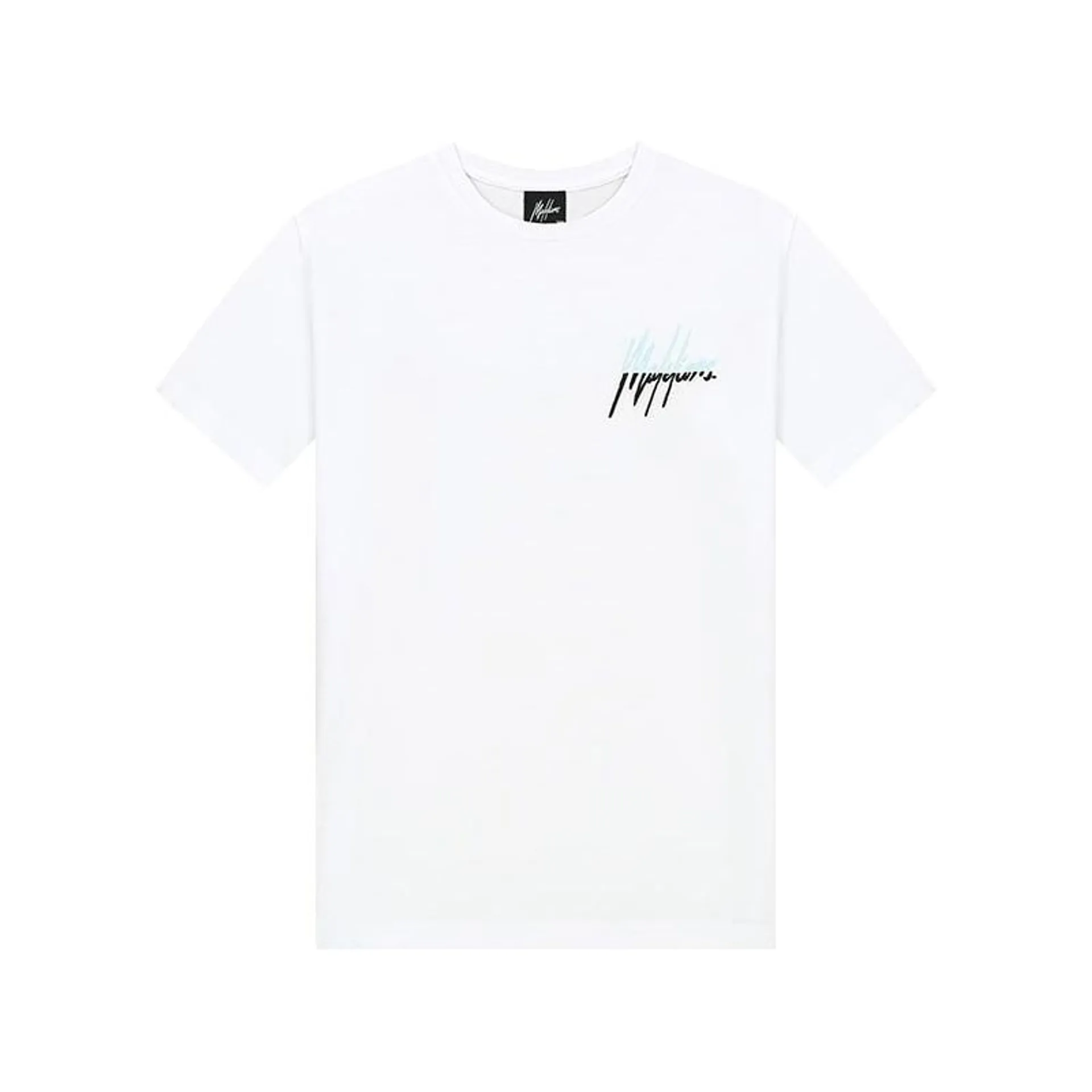 Split shirt junior white light blue