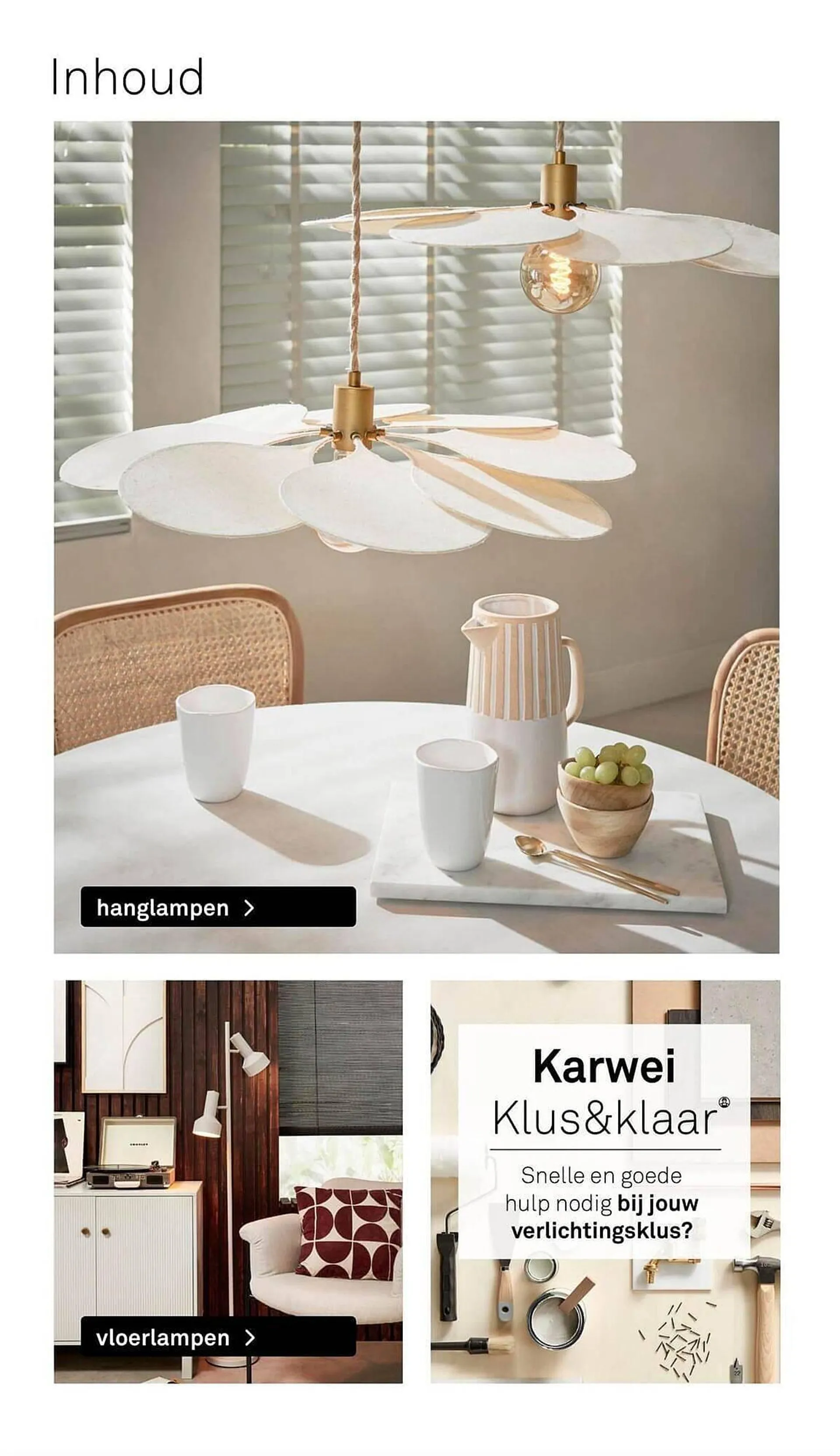 Karwei folder - Licht inspiratie - 2