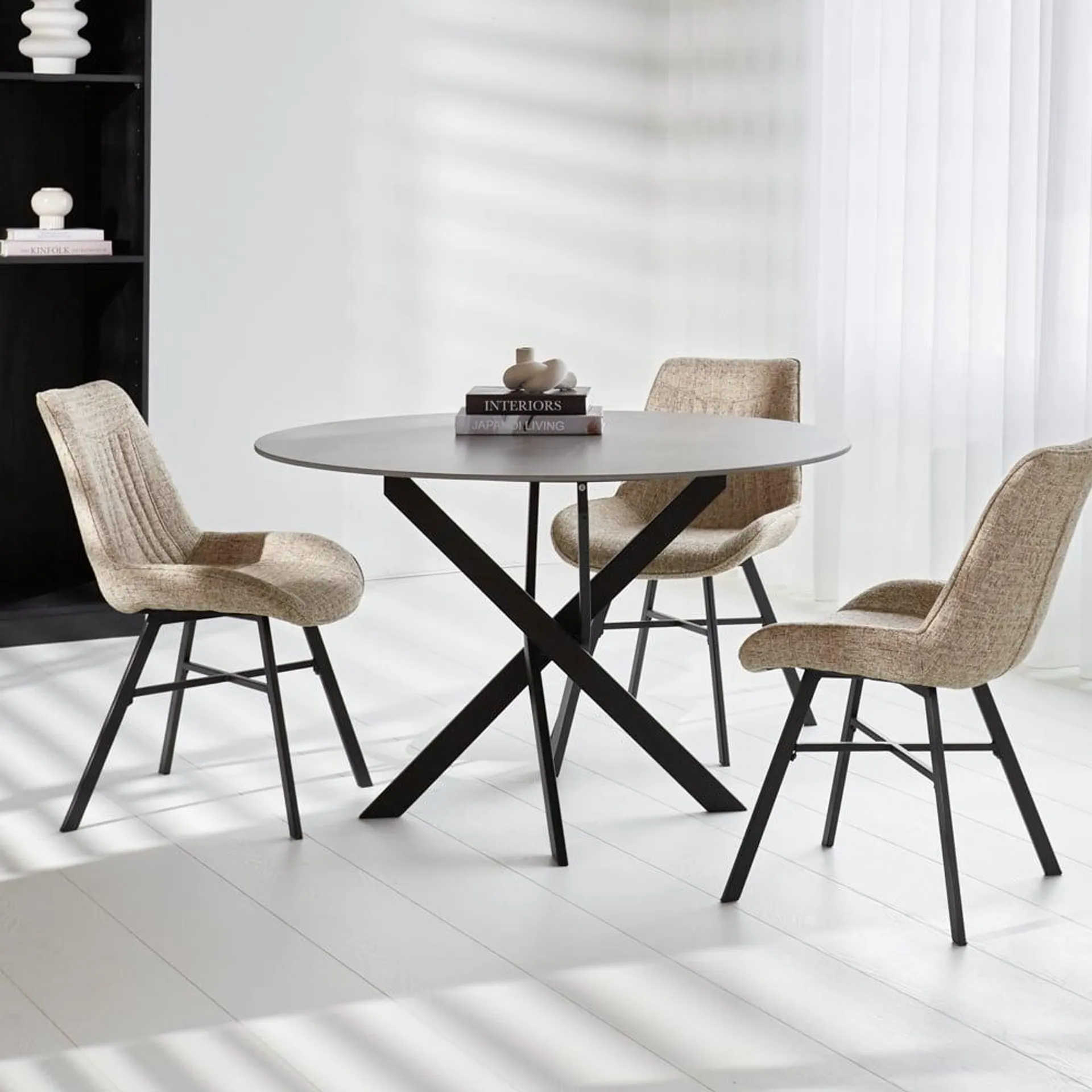 Eettafel Vivian Grey