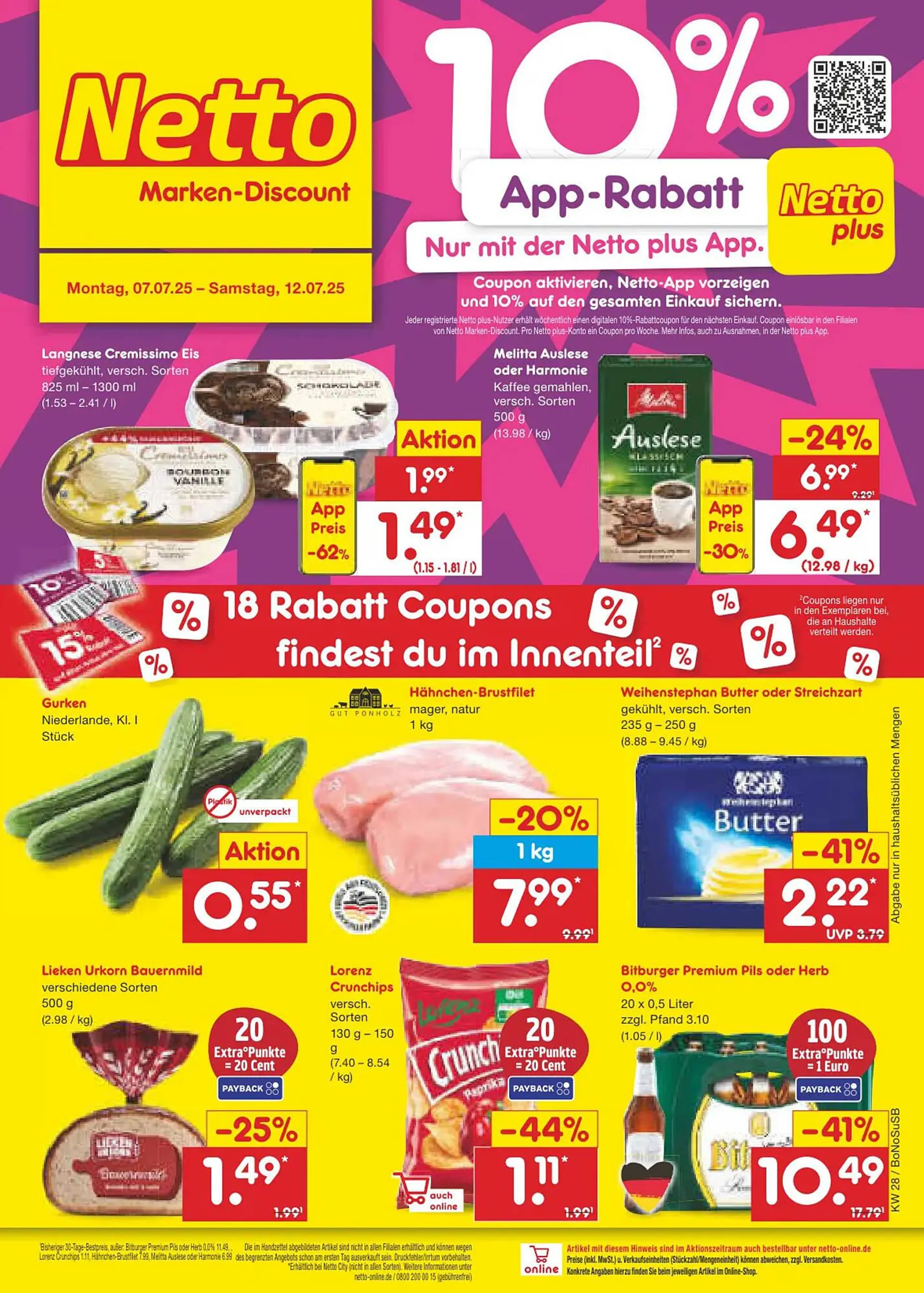 Netto Marken-Discount DE folder van 5 juli tot 12 juli 2025 - Folder pagina 1