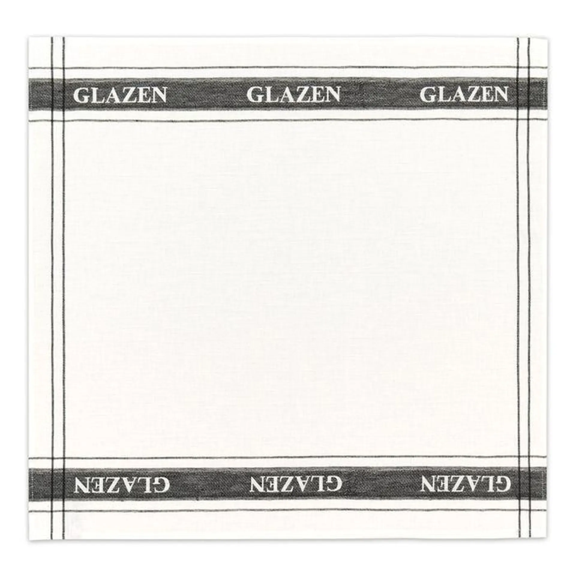 DDDDD Theedoek Glazen 60x65cm - white - set van 6