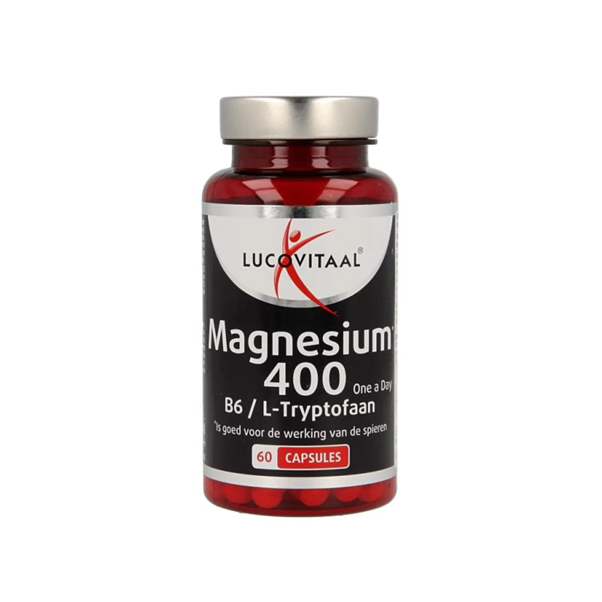 Lucovitaal Magnesium 400 met B6 en L-tryptofaan 60 capsules