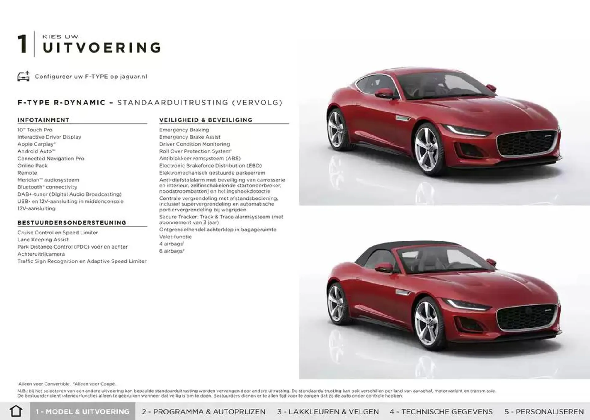 Jaguar F-TYPE  van 20 november tot 30 juni 2025 - Folder pagina 5