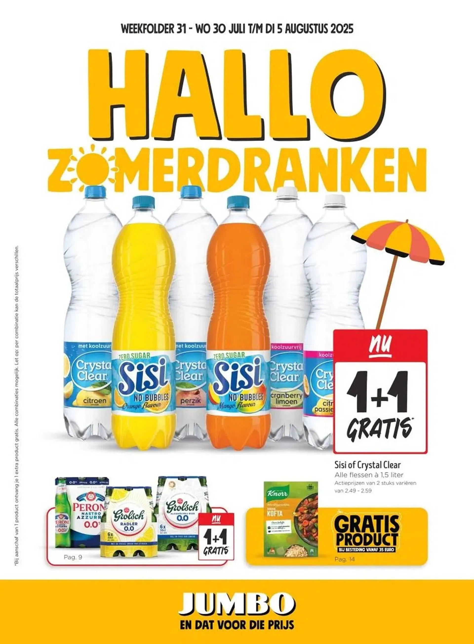 Wibra folder van 25 juli tot 7 augustus 2025 - Folder pagina 1