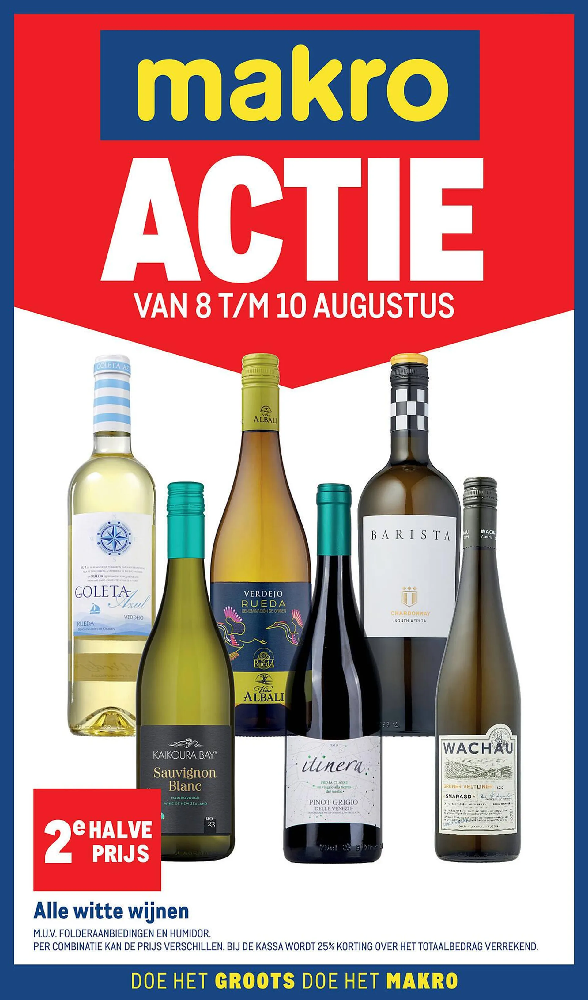 Makro folder van 8 augustus tot 10 augustus 2025 - Folder pagina 1