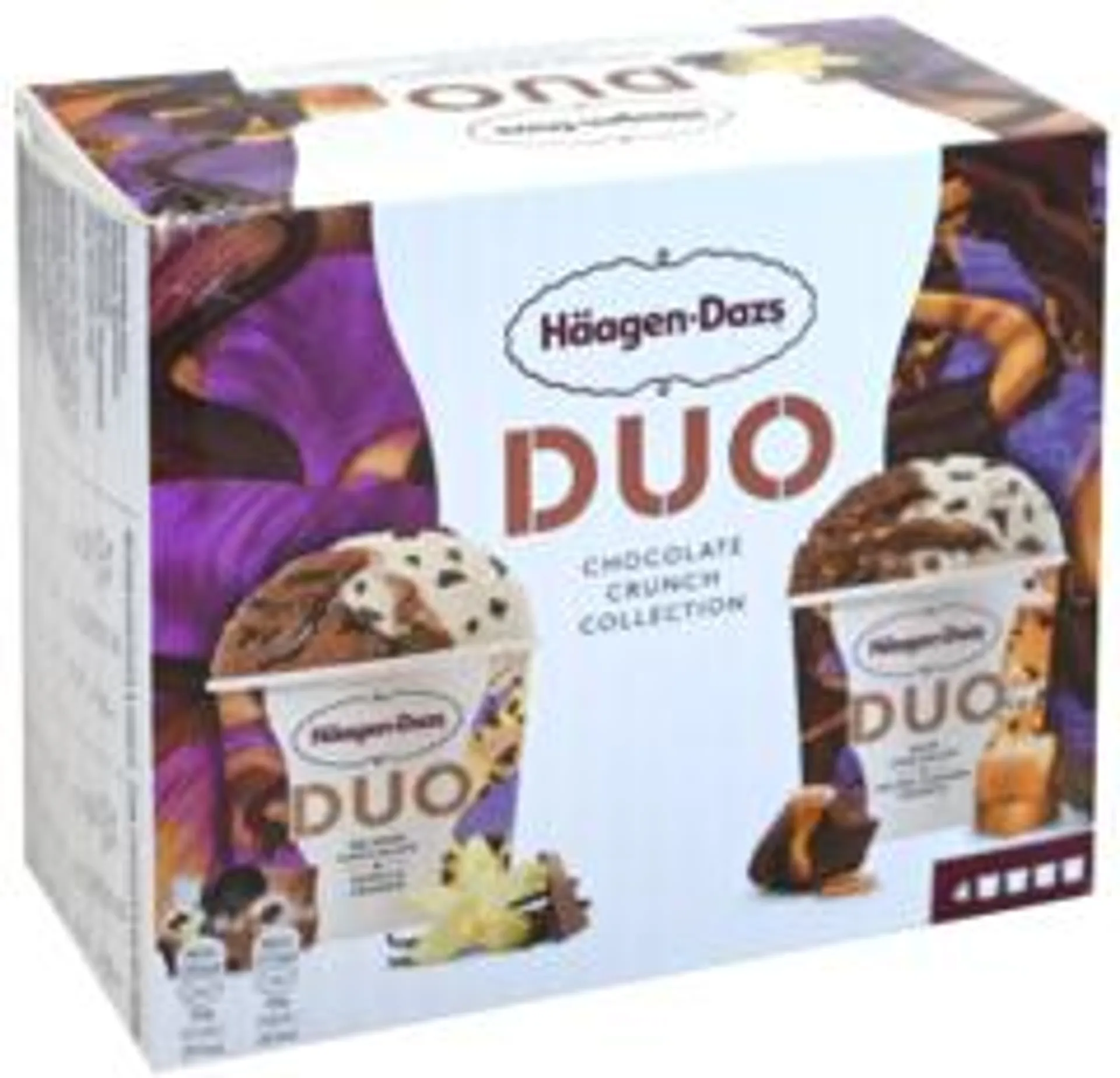 Häagen-Dazs Duo Crunch Chocolate Coll. 4x95ml