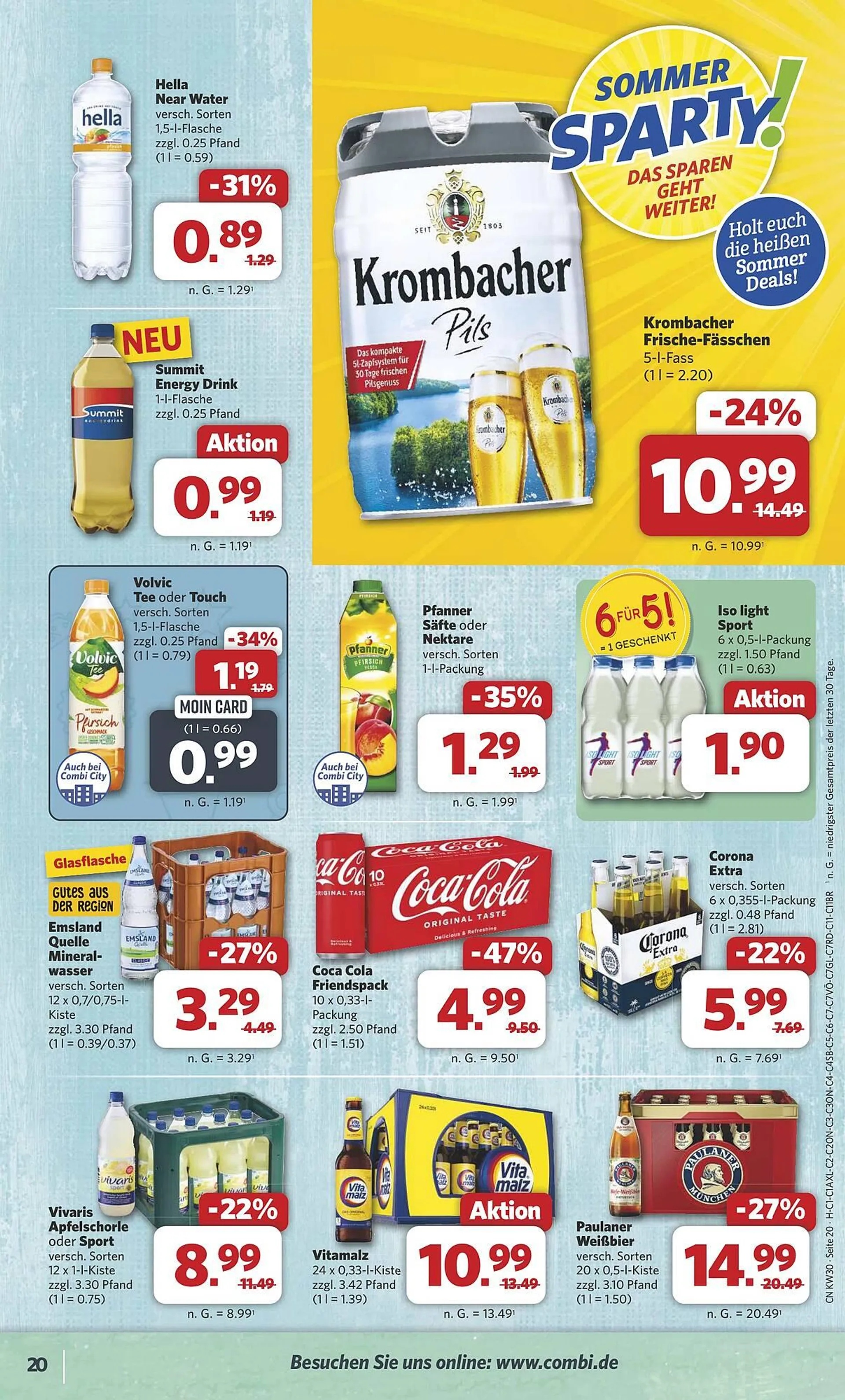 Combi Markt DE folder van 22 juli tot 27 juli 2024 - Folder pagina 20