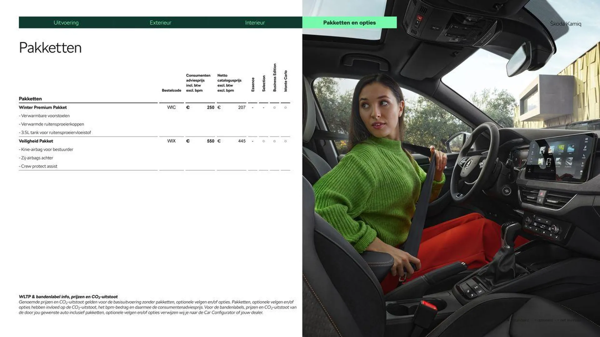 Škoda Kamiq prijslijst per 10 januari 2024 van 26 juni tot 26 juni 2025 - Folder pagina 14