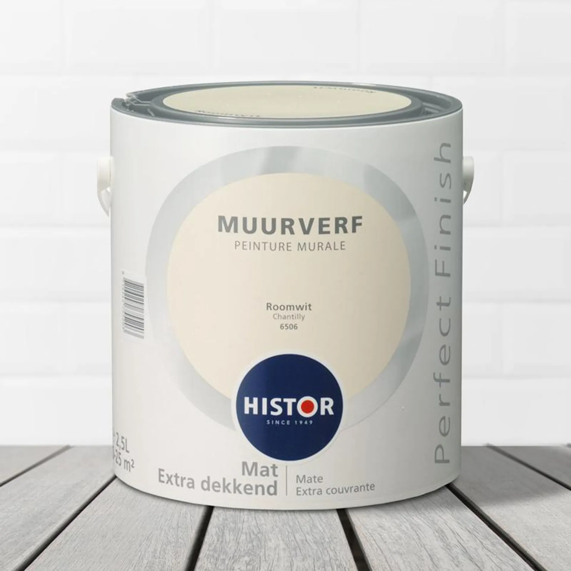 Histor Perfect Finish Muurverf Mat Roomwit 6506