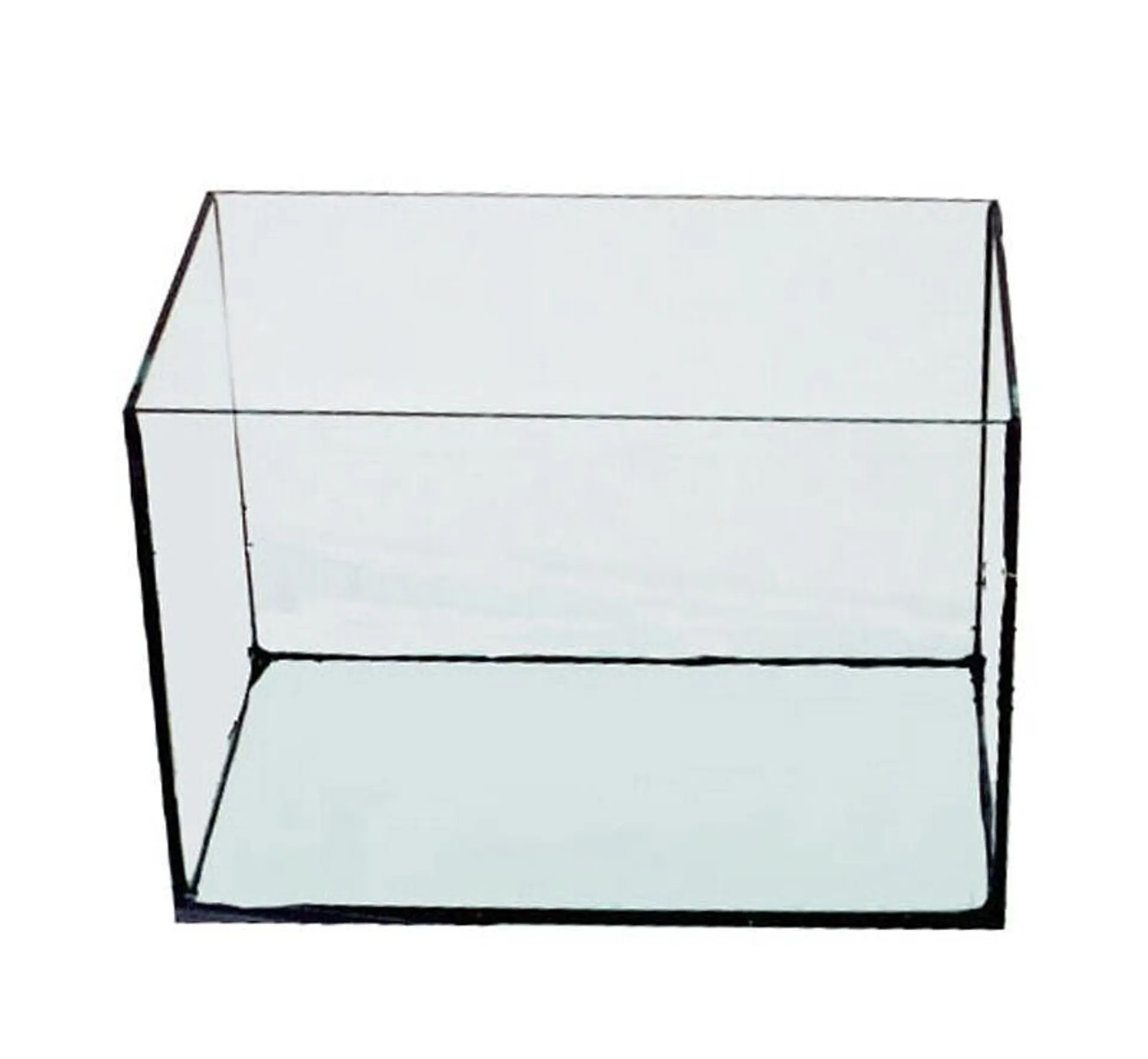 Aquarium met kit l35b23h26cm zwart