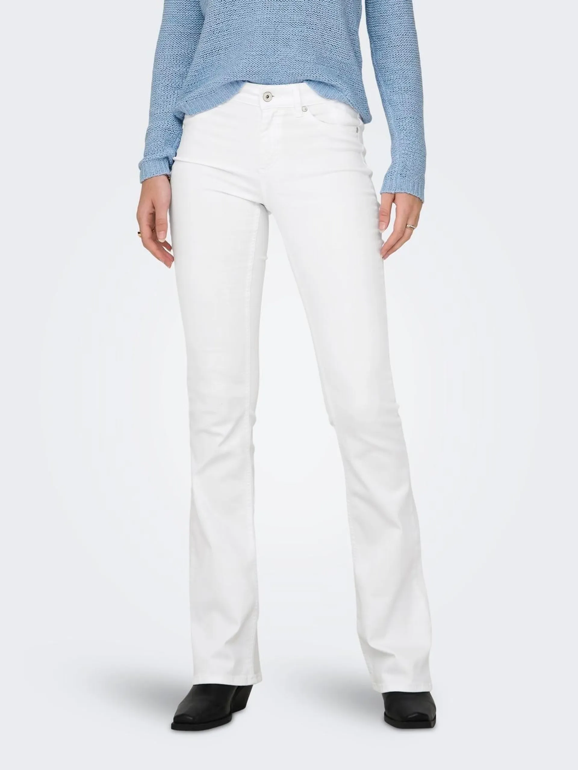 ONLBlush Mid Waist Flared Jeans