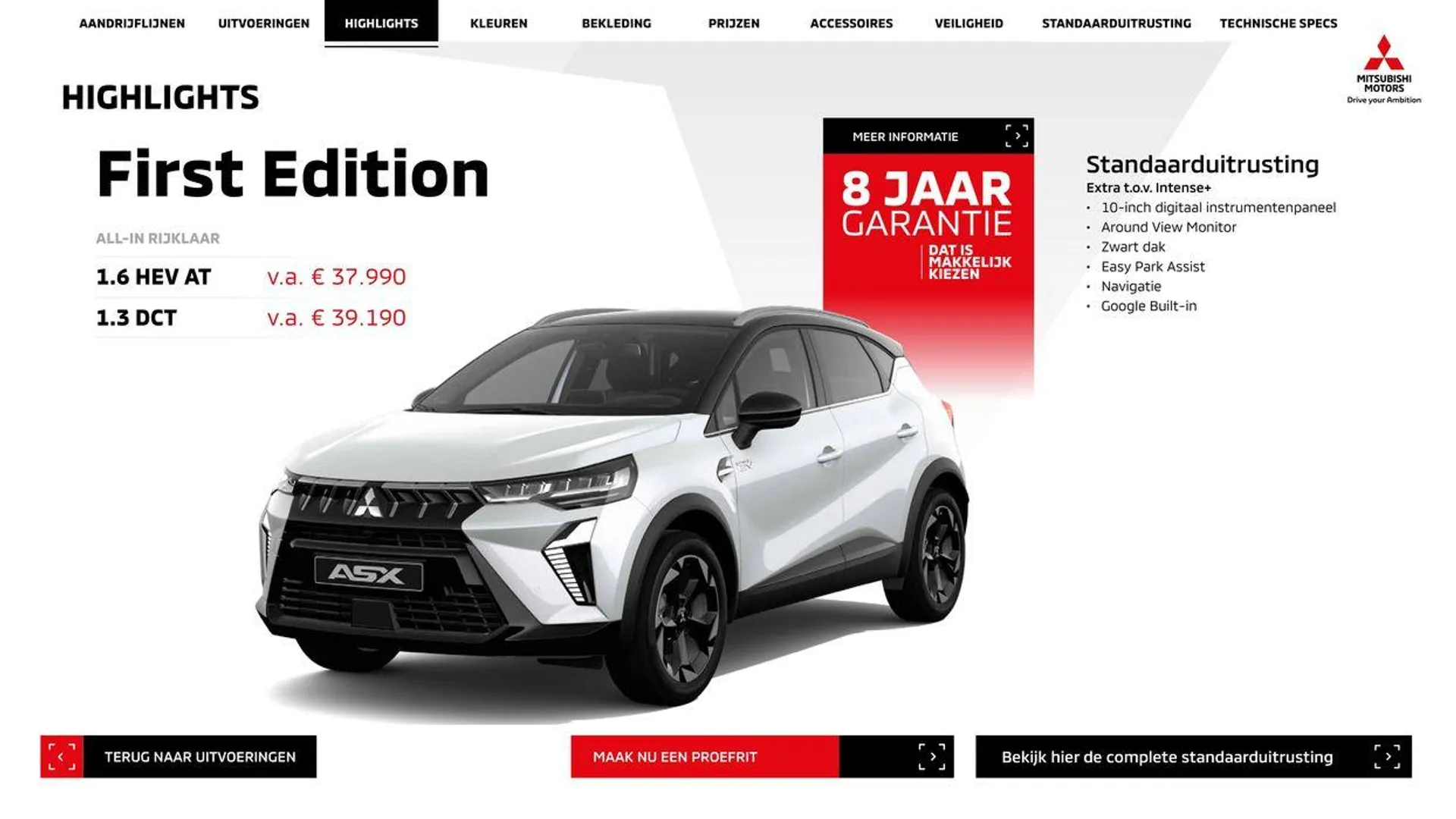 Mitsubishi Asx! van 9 augustus tot 9 augustus 2025 - Folder pagina 8