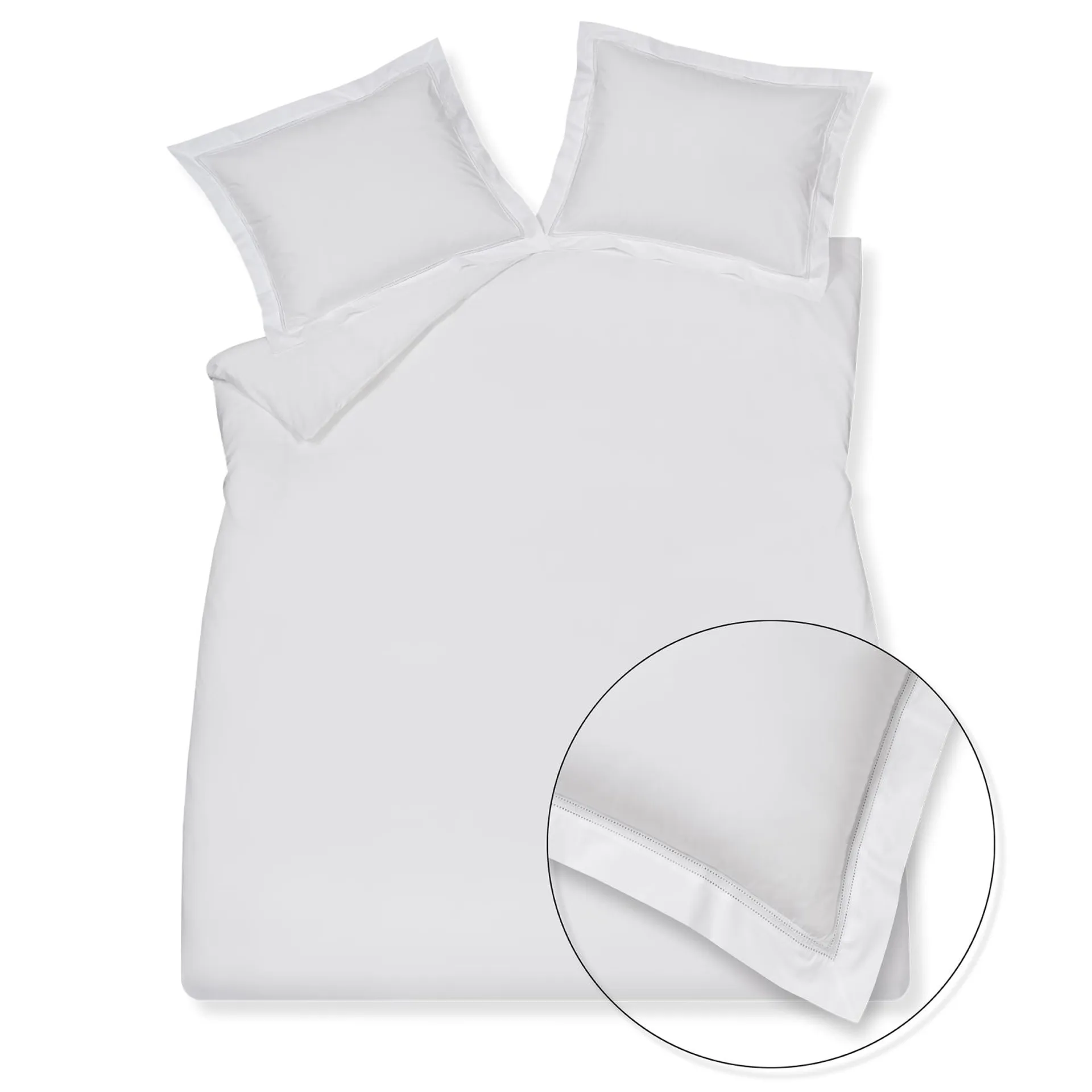 PURITY RAVELLO dekbedovertrekset | white