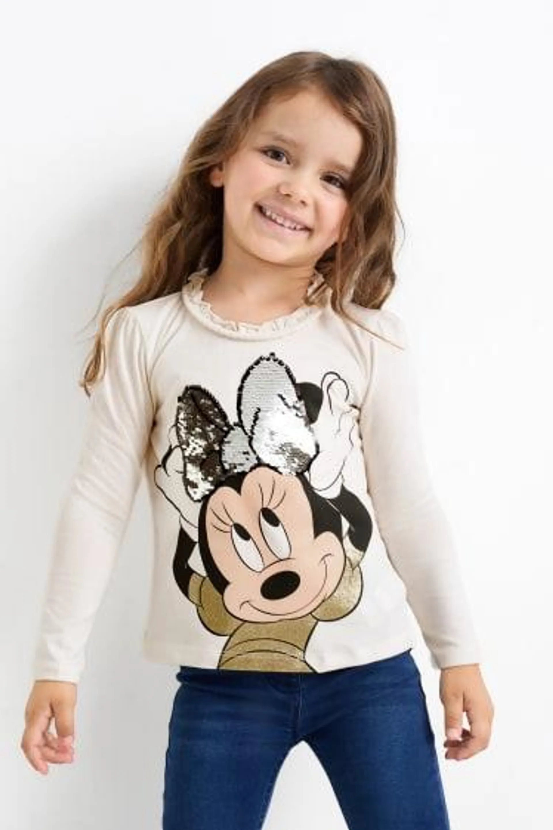 Minnie Mouse - longsleeve - glanseffect