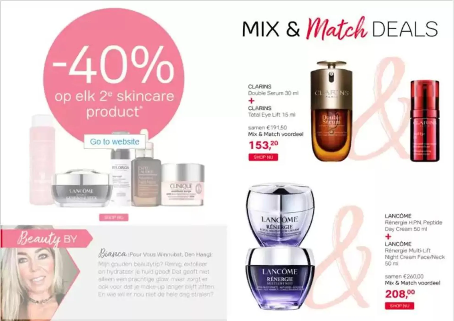 -40% op elk 2º skincare product van 25 oktober tot 3 november 2024 - Folder pagina 6