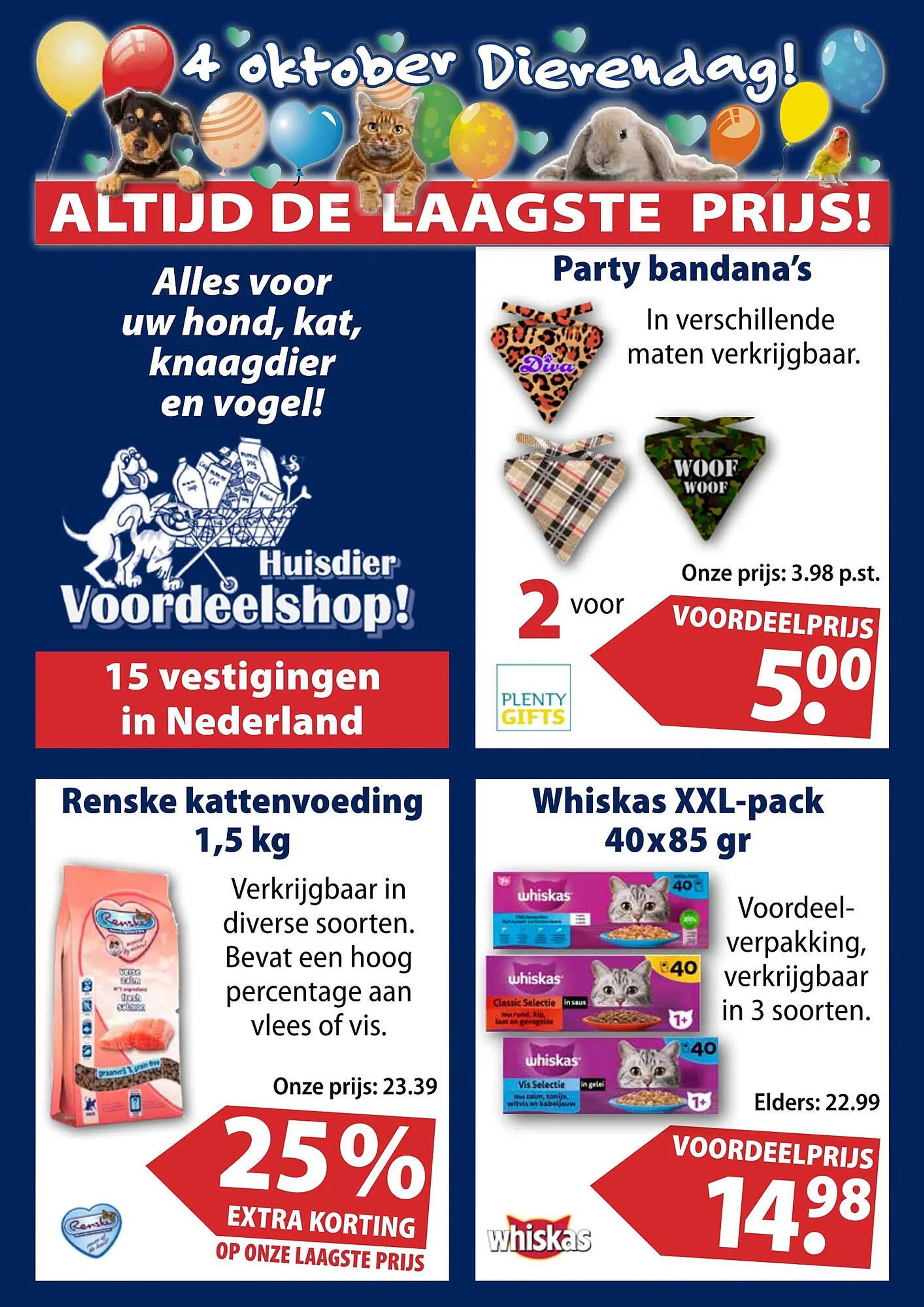 Huisdier Voordeelshop folder van 25 september tot 8 oktober 2024 - Folder pagina 7