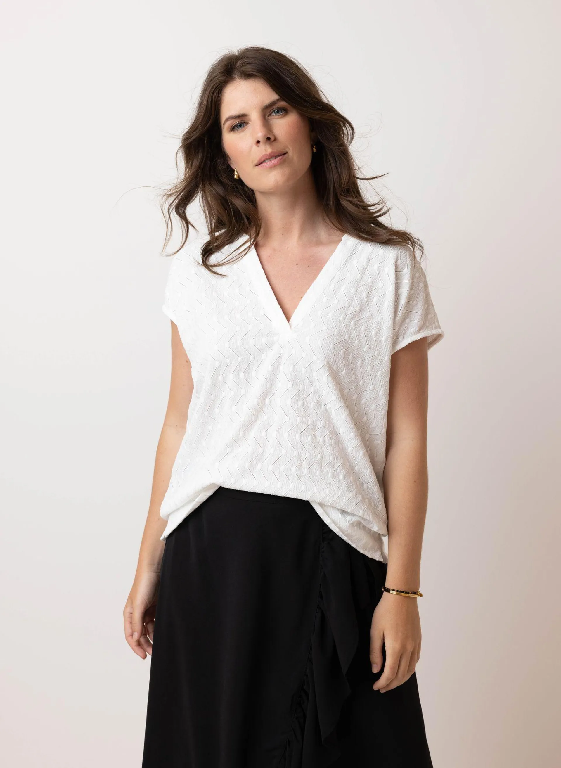 Witte blouse