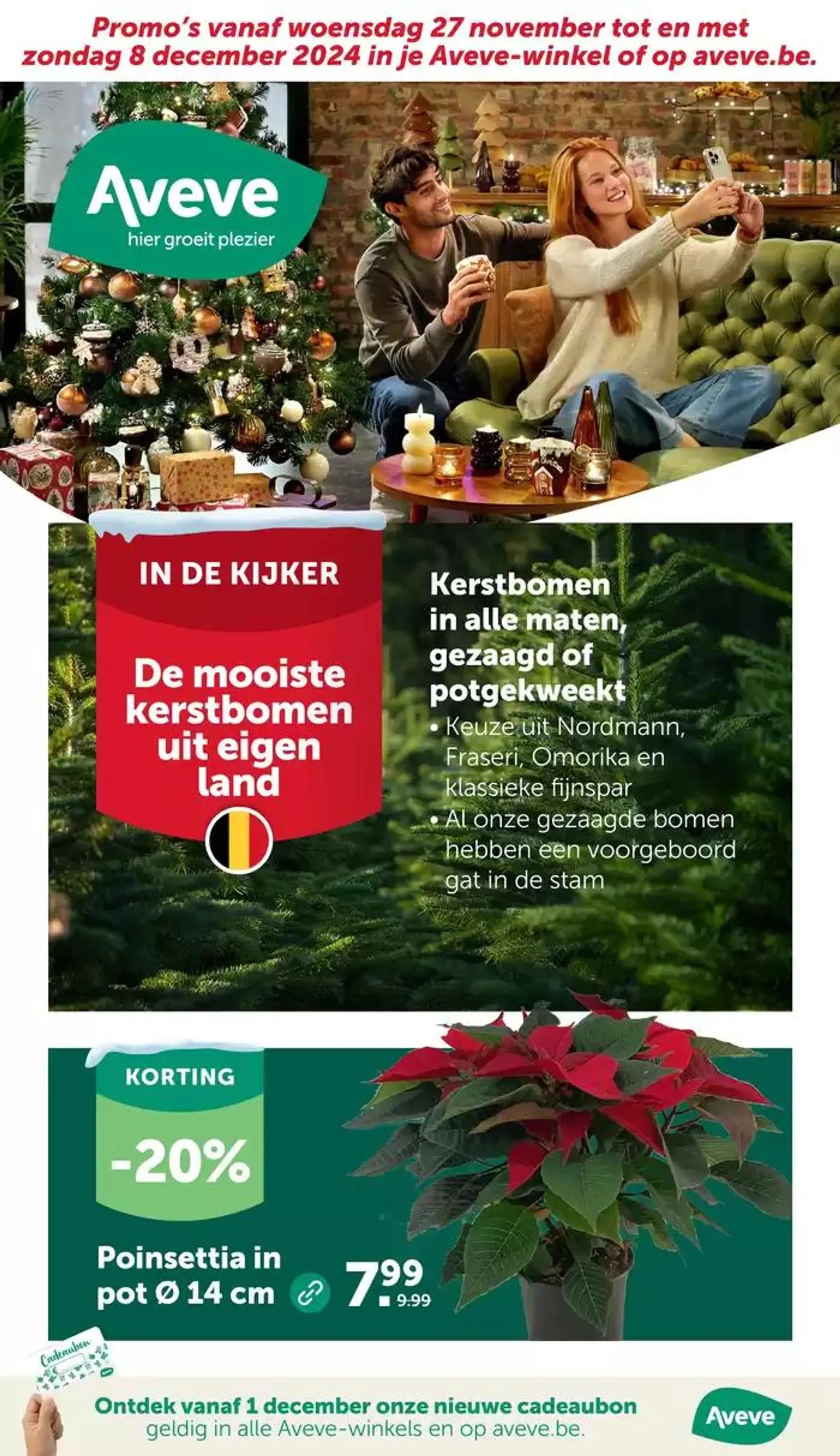 De mooiste kerstbomen uit eigen land van 27 november tot 8 december 2024 - Folder pagina 1