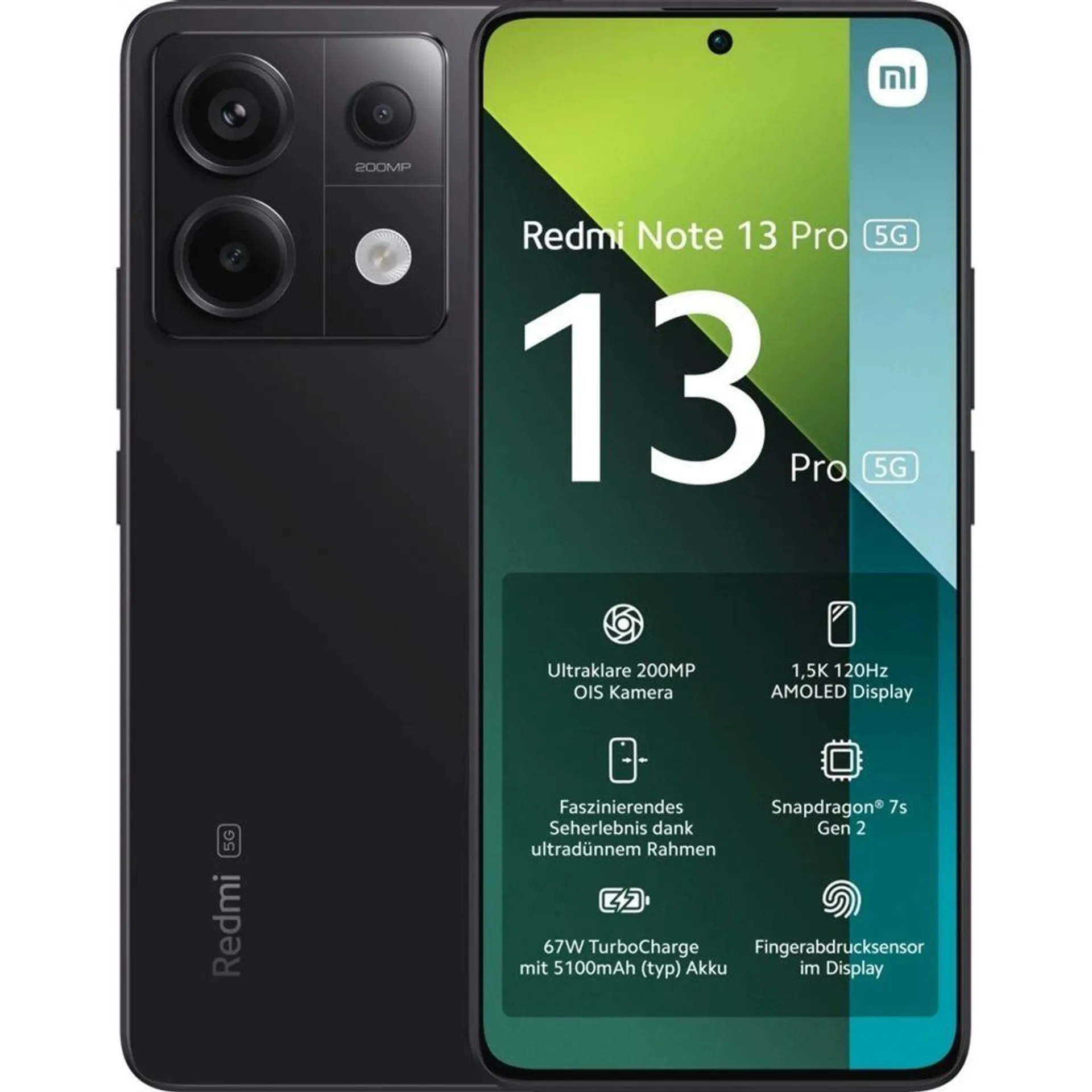 Xiaomi Redmi Note 13 Pro 512GB 12RAM 5G EU schwarz