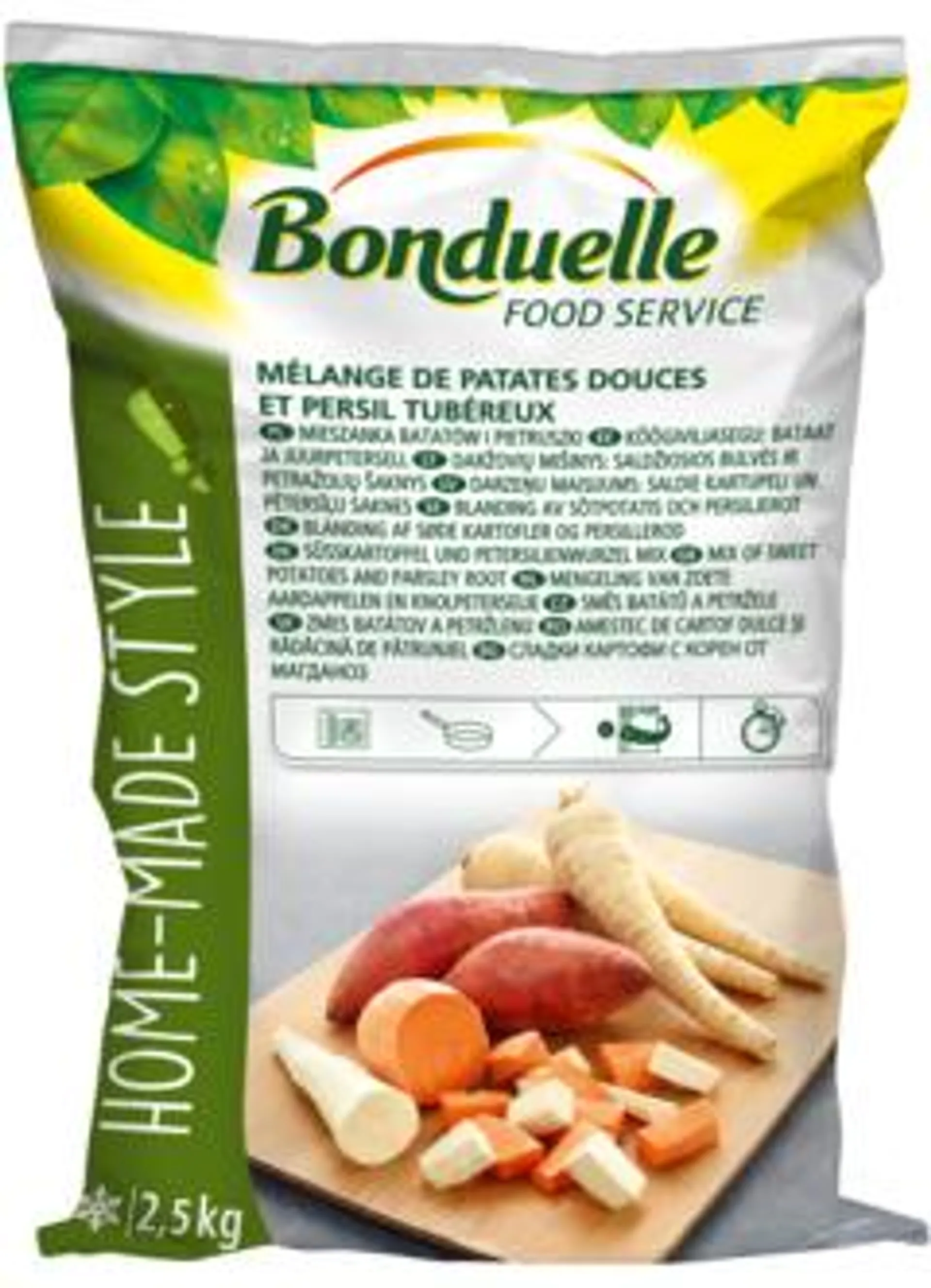 Bonduelle Zoete Aardappel en Knolpeterselie 2,5kg