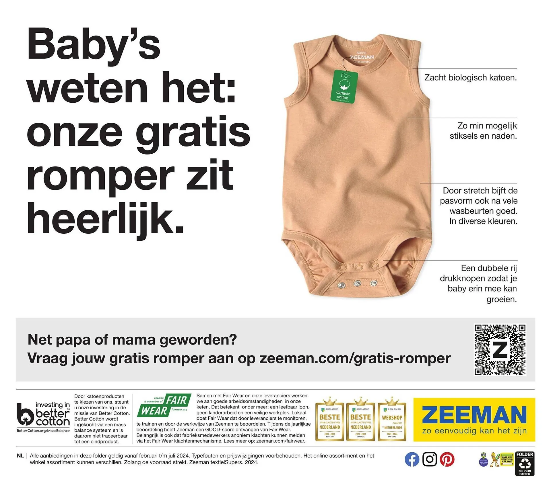 Zeeman Baby folder - 40