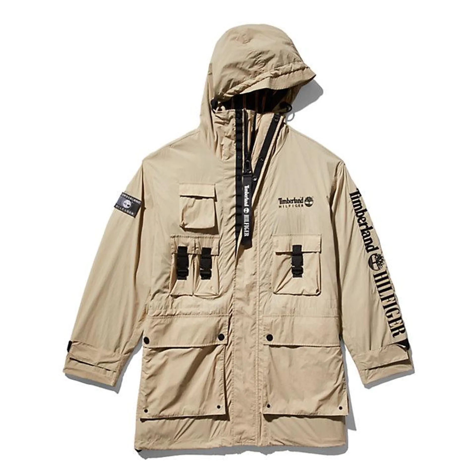 Tommy Hilfiger x Timberland® Re-imagined Omkeerbare Cargoparka in beige