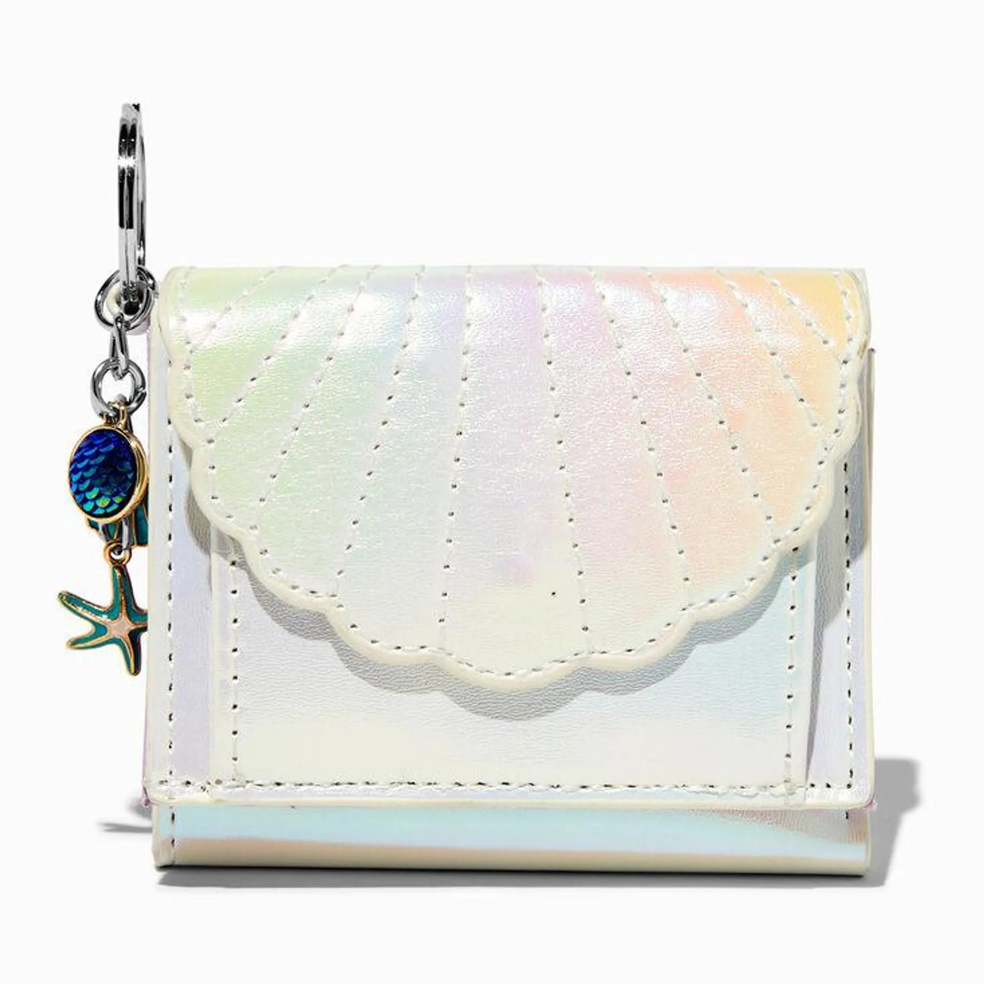 Iridescent Seashell Trifold Wallet