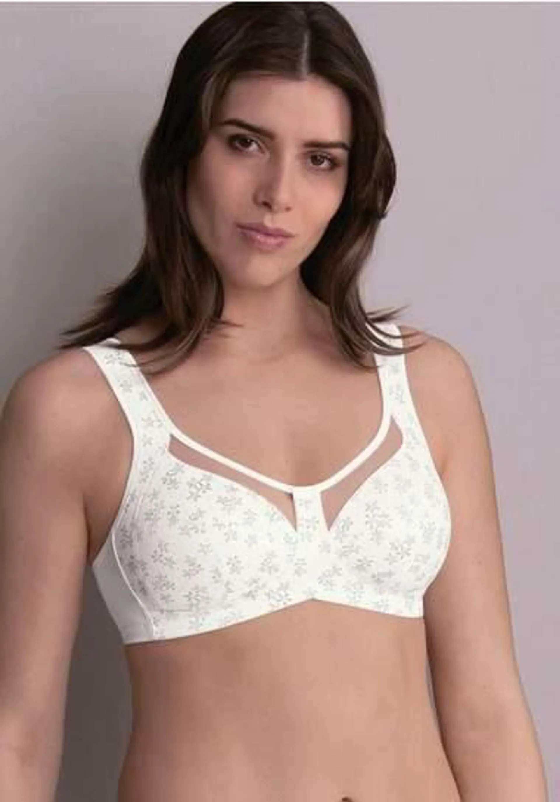 Anita Comfort Steun-bh Comfort-BH Clara Cup C-H, met transparant mesh in bovenste gedeelte cups