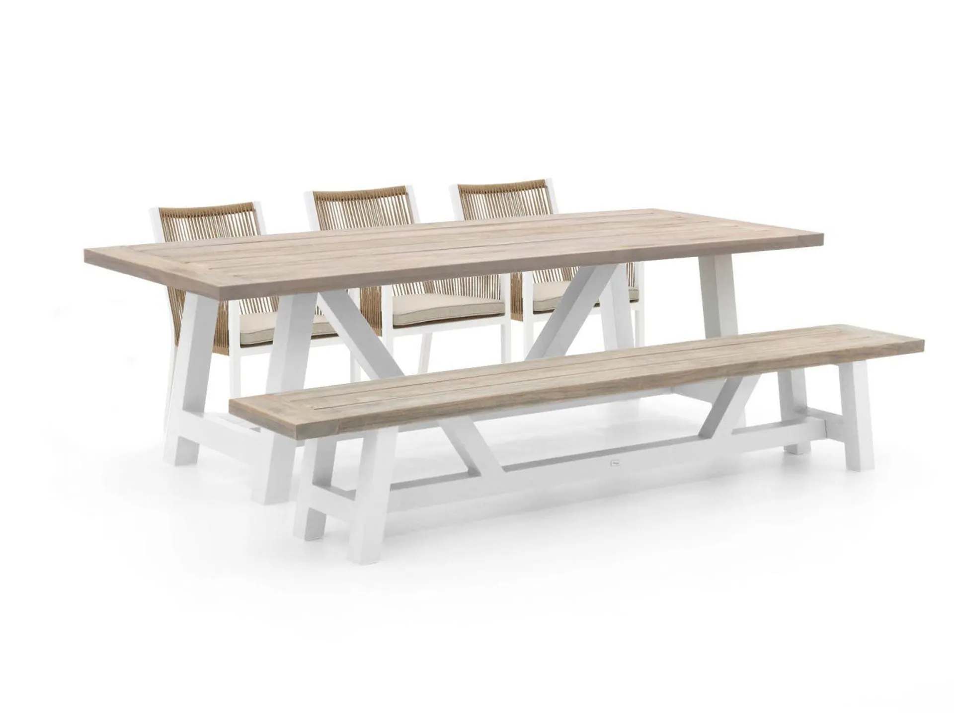 Manifesto Rivola/Bresimo 260cm dining tuinset met bank 5-delig