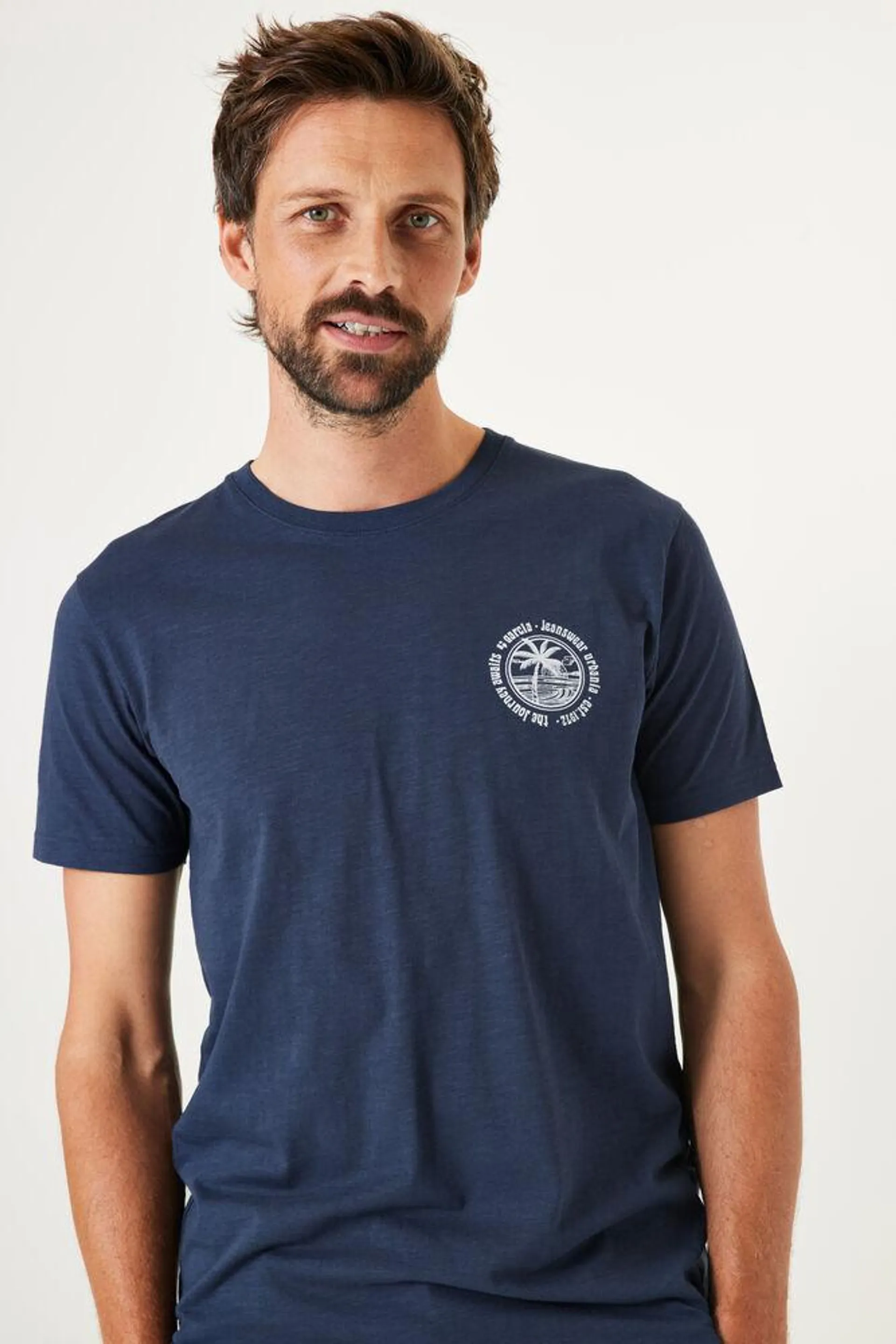 garcia t-shirt donkerblauw