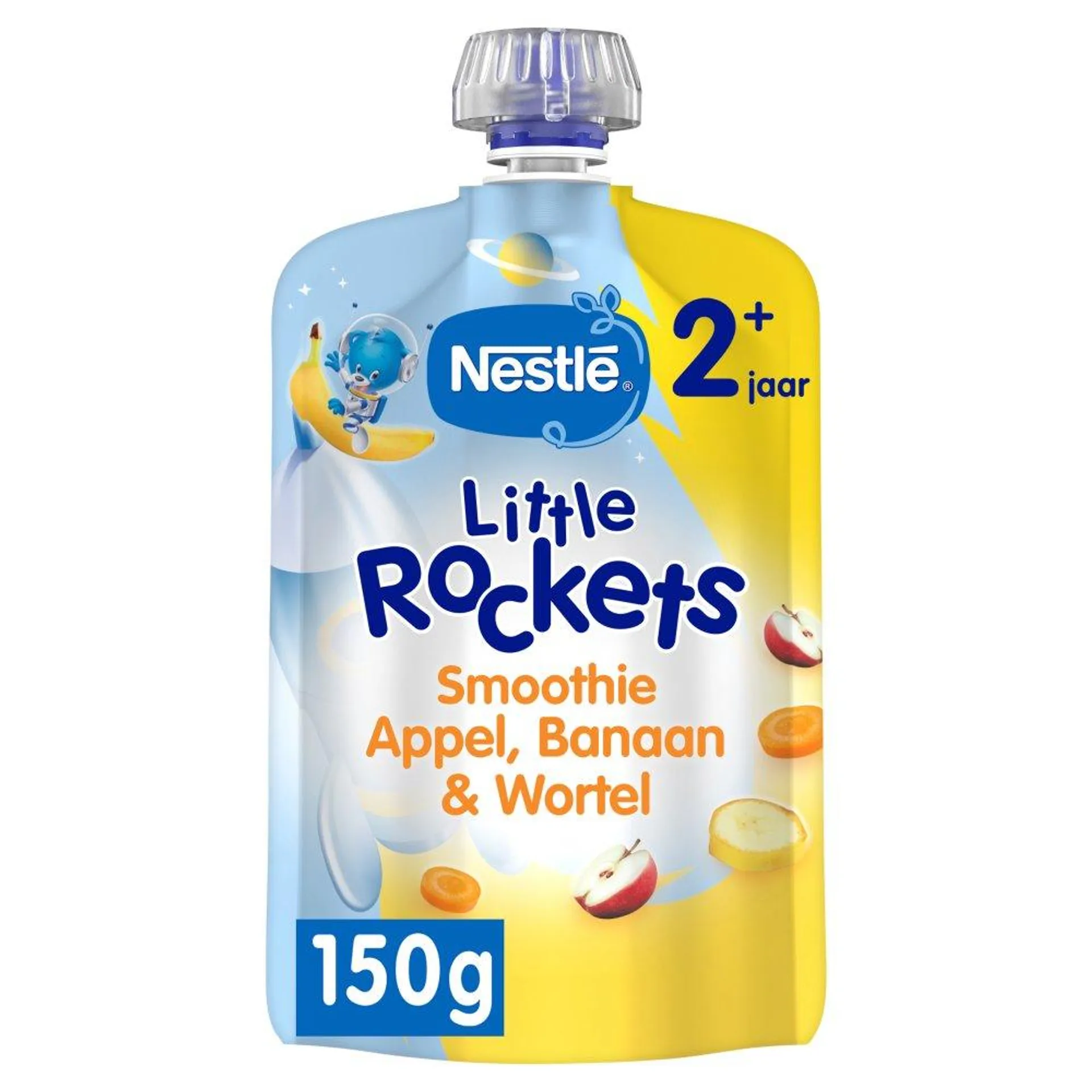 NESTLÉ Little Rockets Smoothie Appel Banaan Wortel 150 g