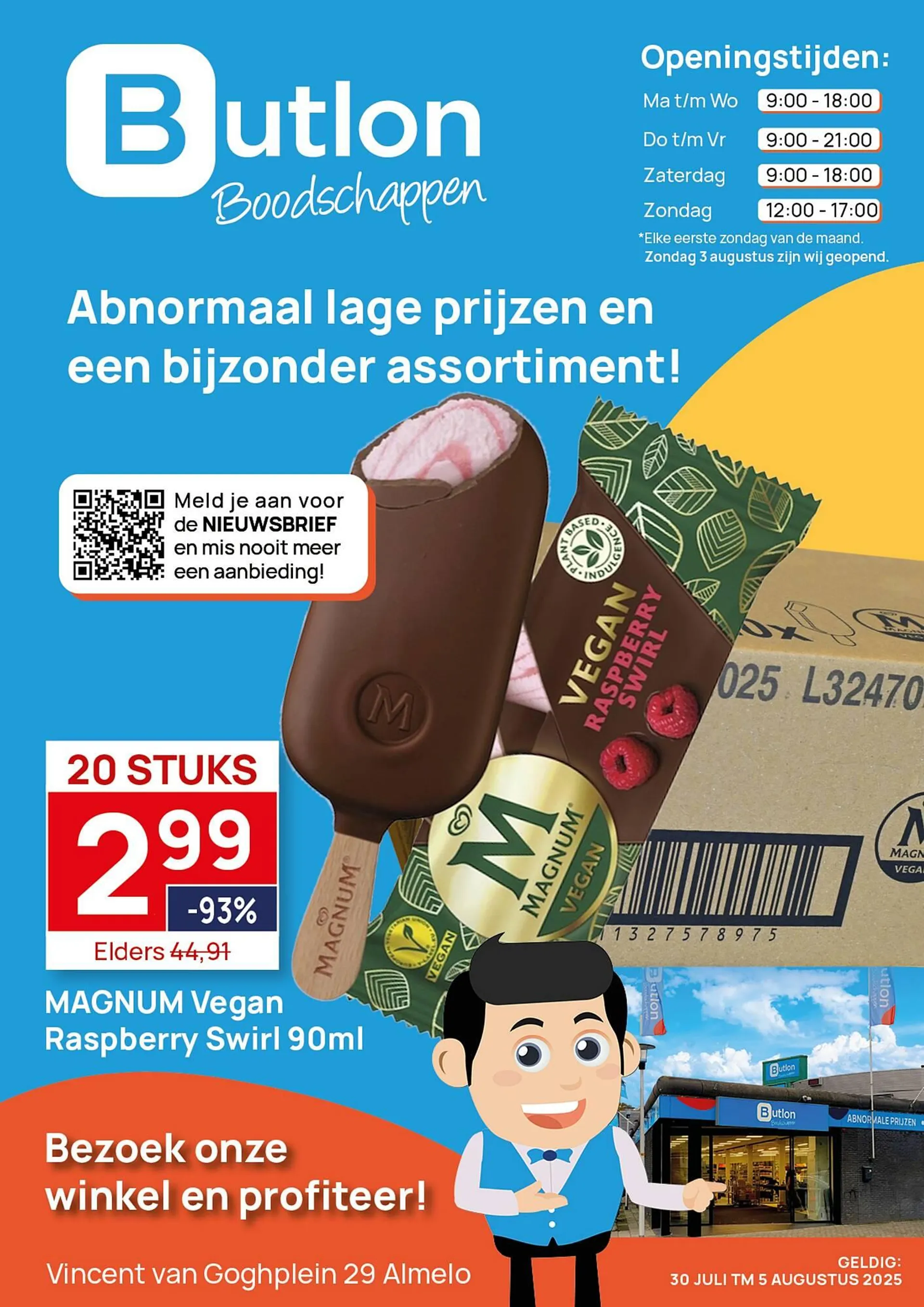 Butlon folder van 30 juli tot 5 augustus 2025 - Folder pagina 1