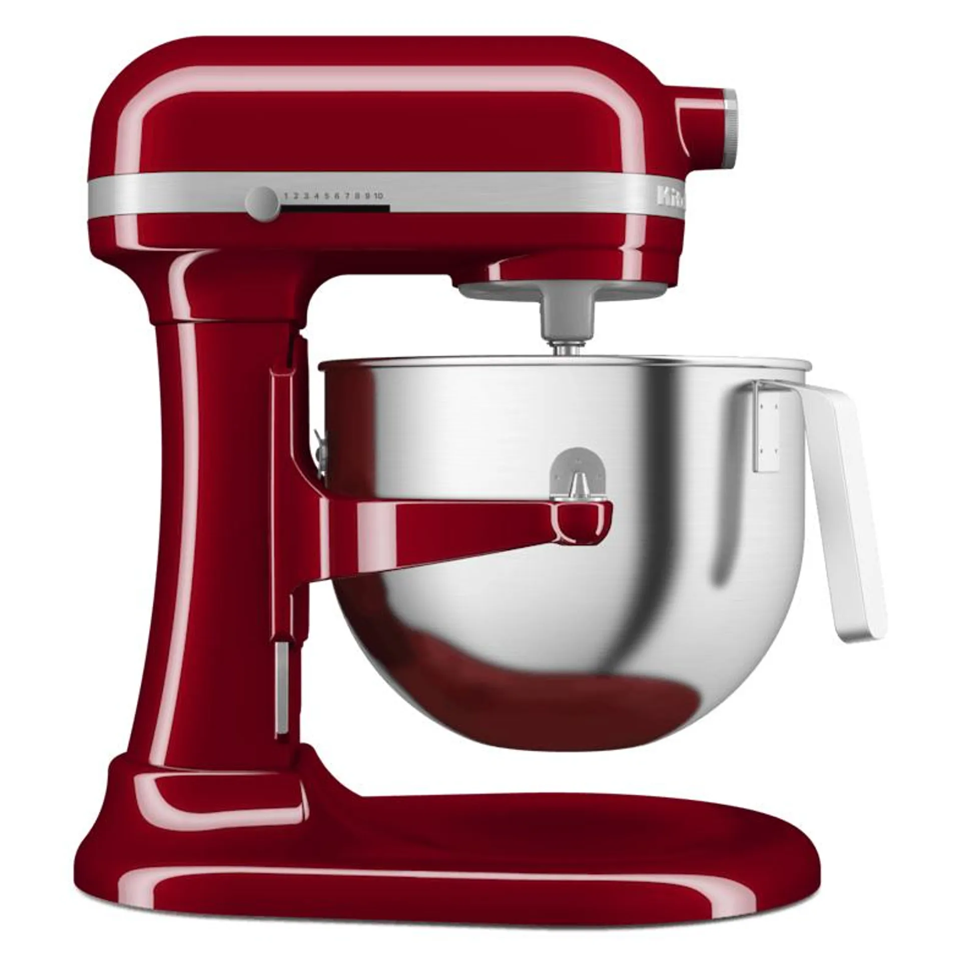 KitchenAid Robot de cocina 5KSM70JPXEER, 6,6 L, 11 velocidades, con 3 tg. accesorios, rojo