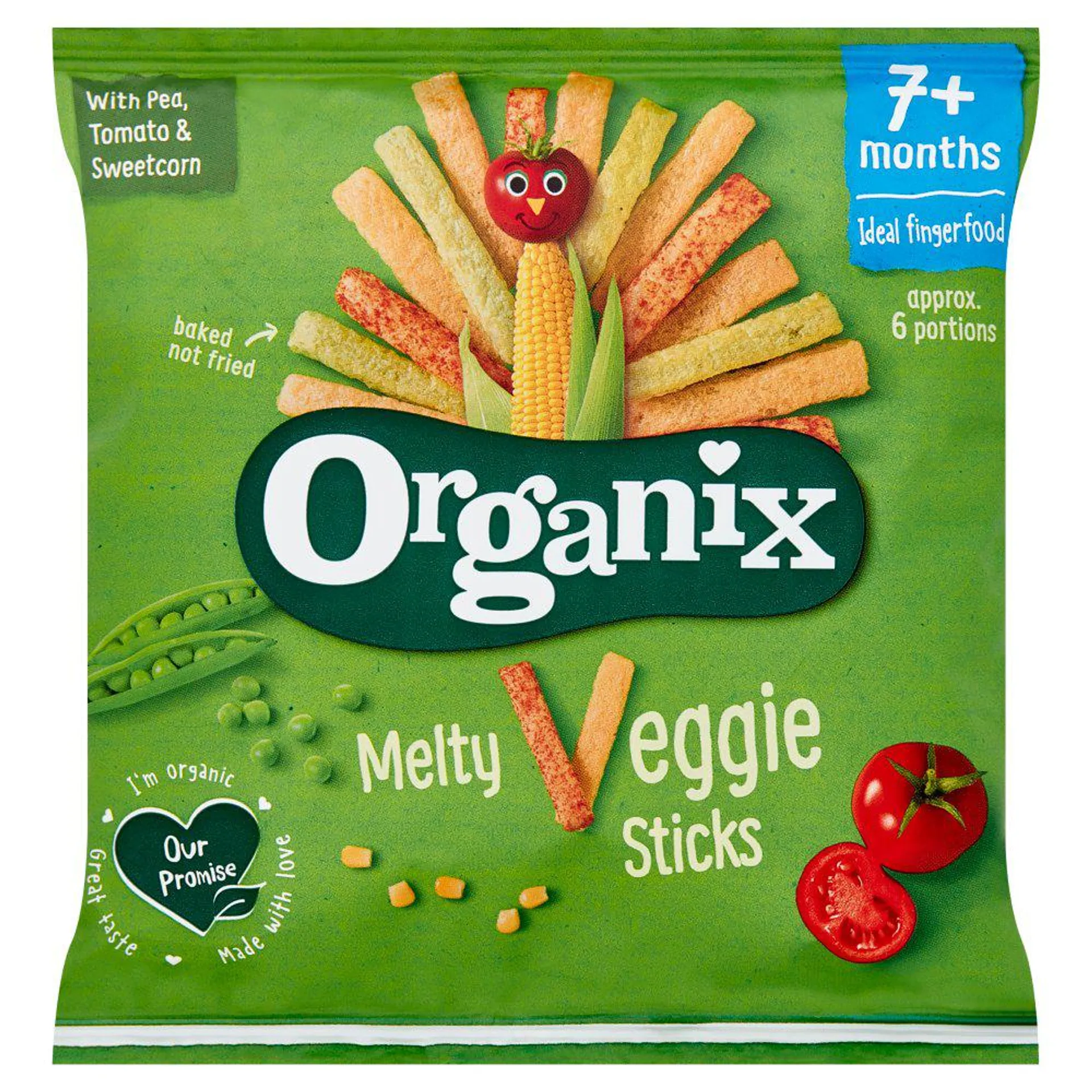 Organix Veggie groente sticks 7 maanden