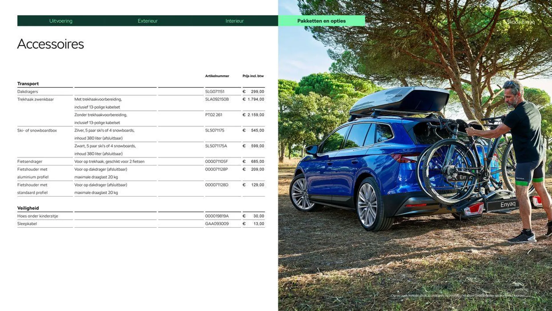 Škoda Enyaq prijslijst per 1 juni 2024 - 17