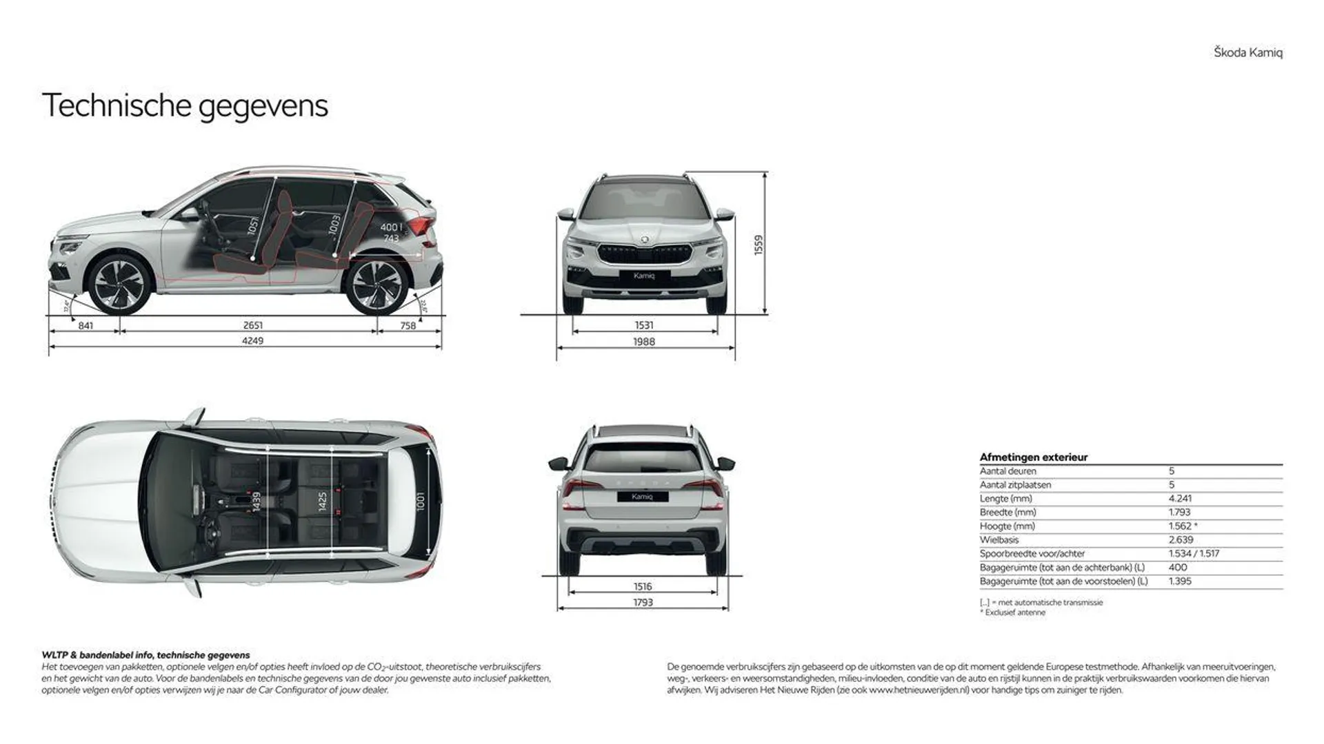 Škoda Kamiq prijslijst per 10 januari 2024 van 26 juni tot 26 juni 2025 - Folder pagina 20