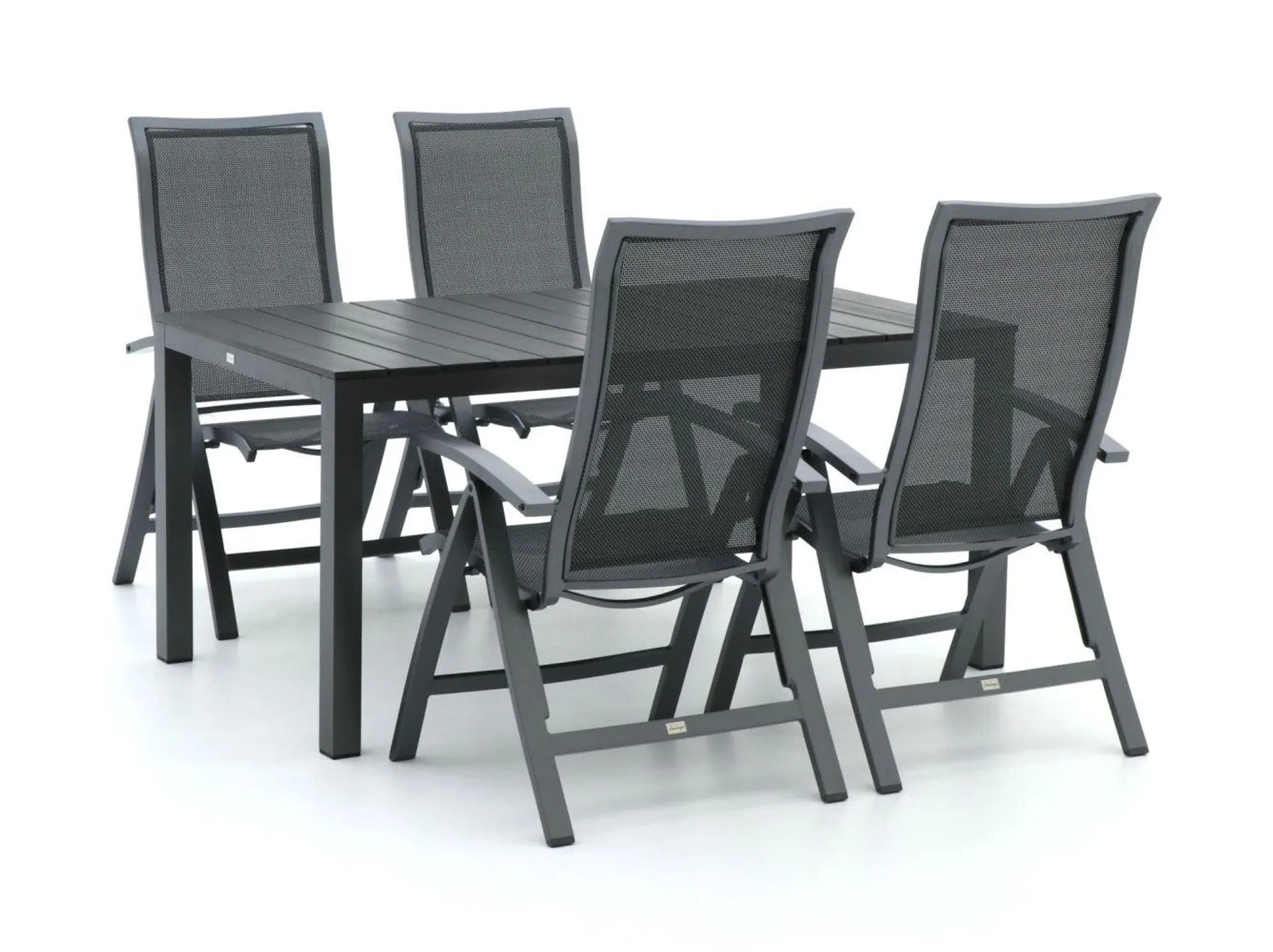 Bellagio Lugo/Fidenza 160cm dining tuinset 5-delig verstelbaar